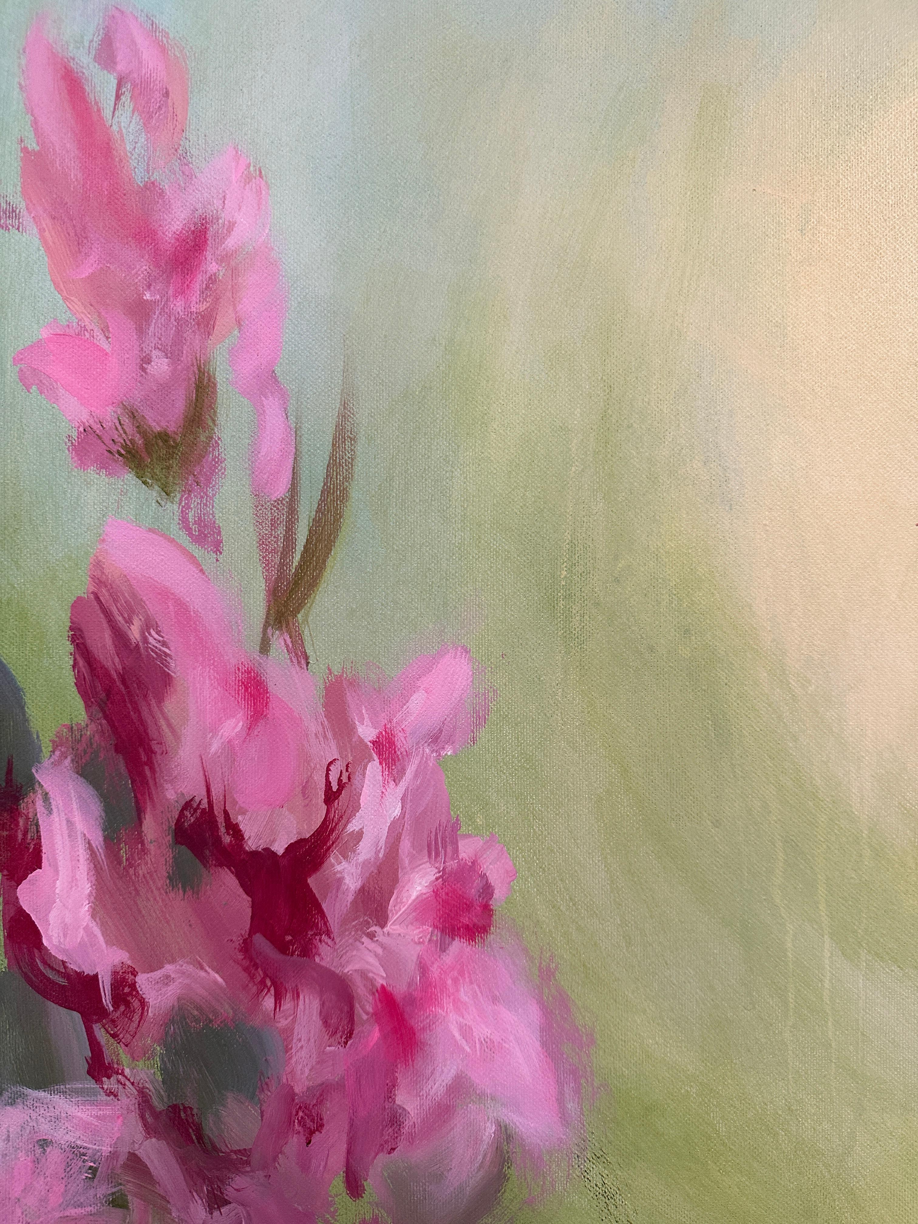 Iris   Peintures florales originales - Impressionnisme Painting par Iryna Bondar