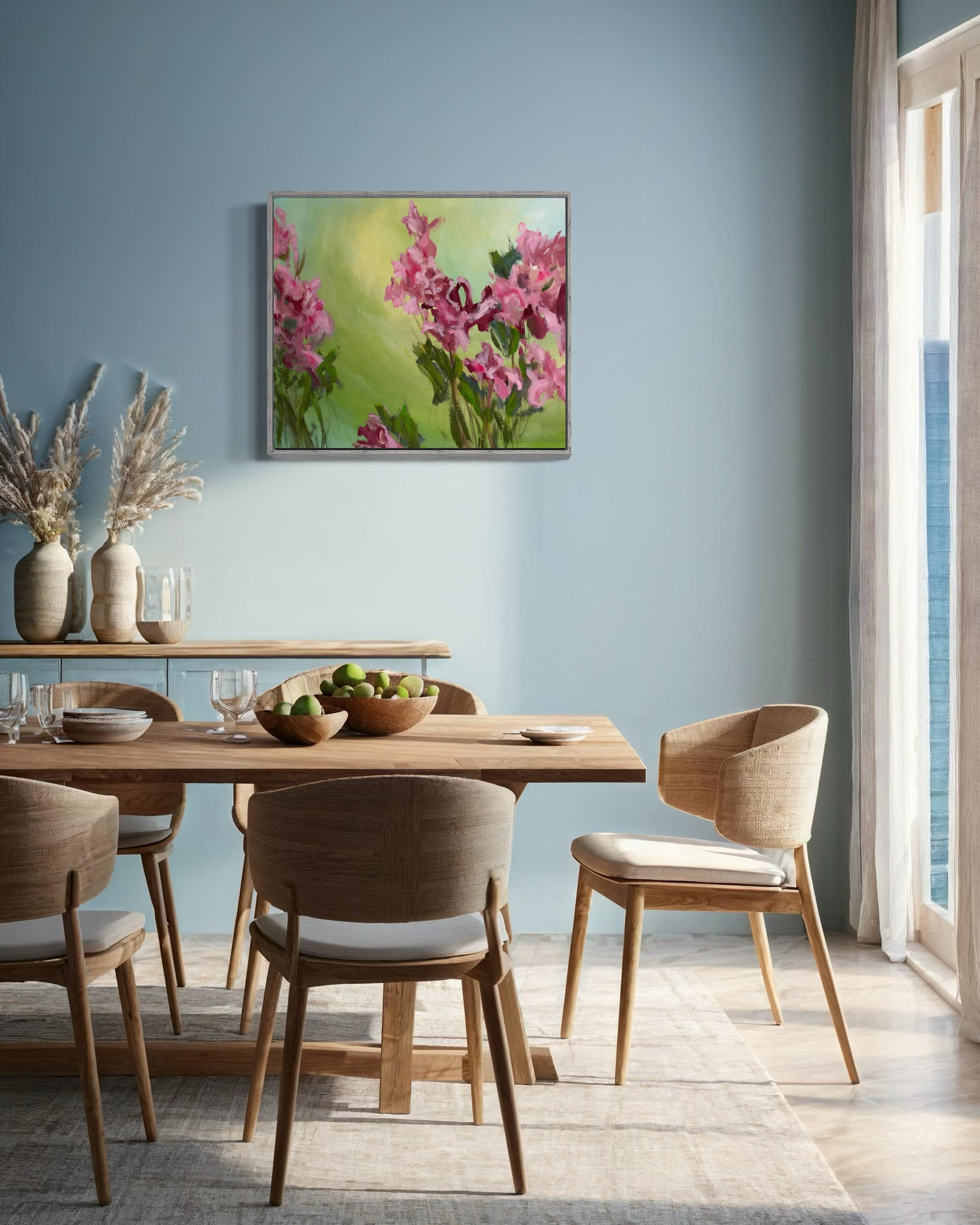 Iris   Peintures florales originales en vente 3