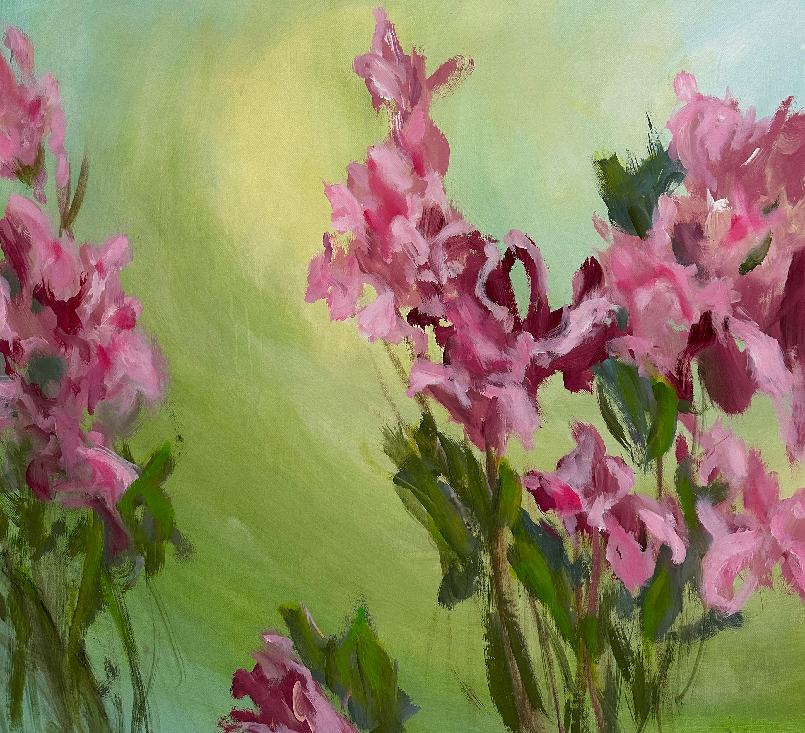 Still-Life Painting Iryna Bondar - Iris   Peintures florales originales
