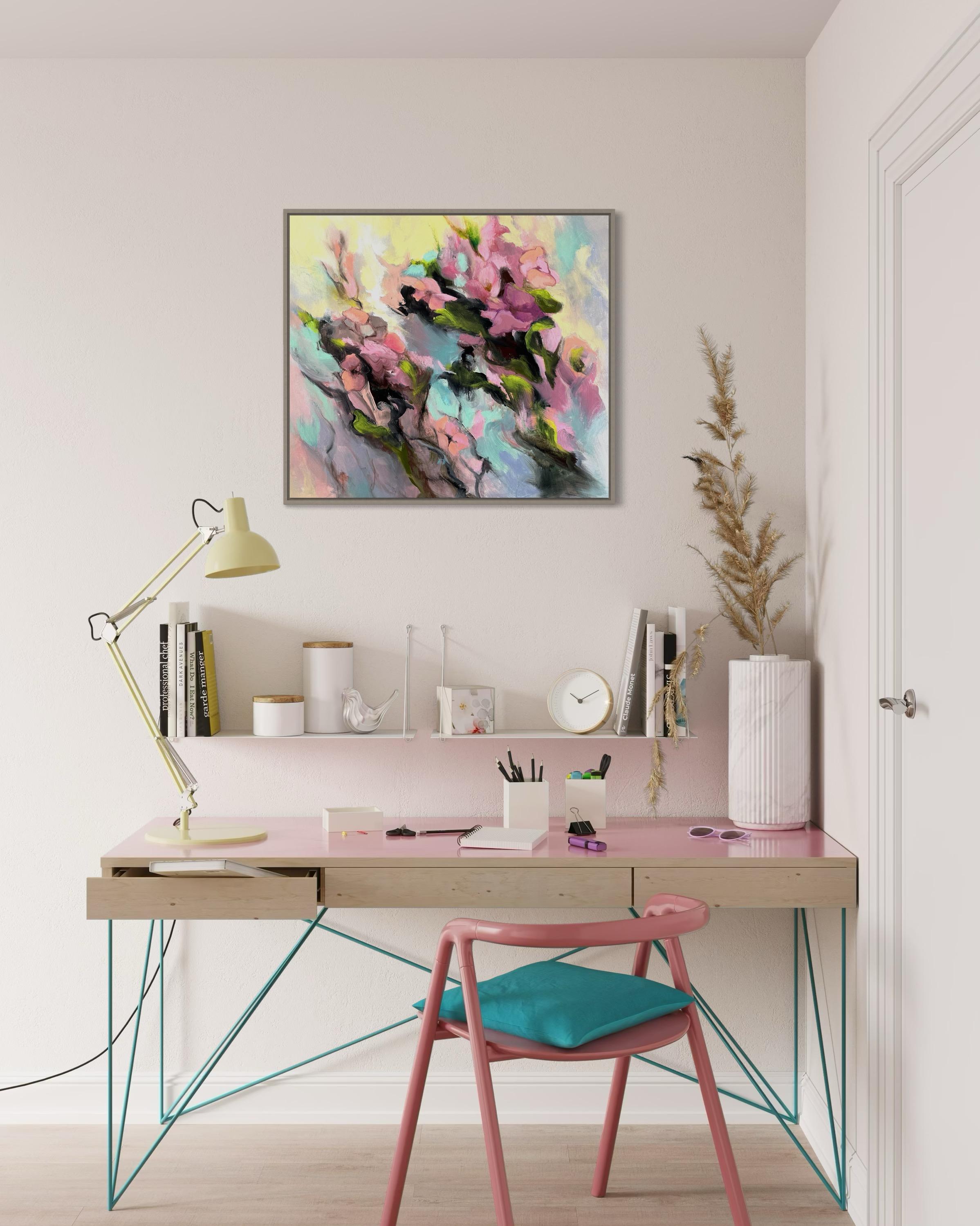 Vielleicht Sakura (Zeitgenössisch), Painting, von Iryna Bondar