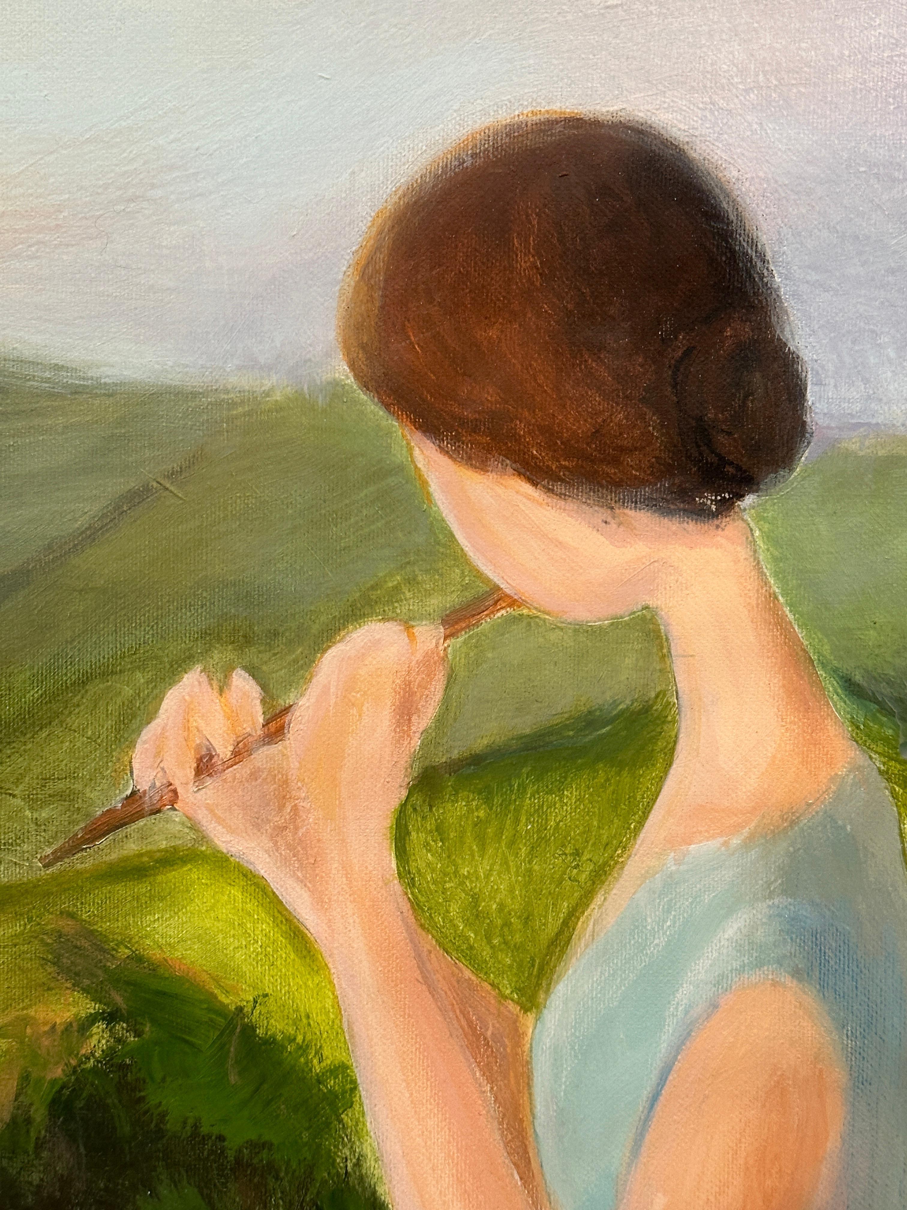 Memories. Sopilka - Painting by Iryna Bondar