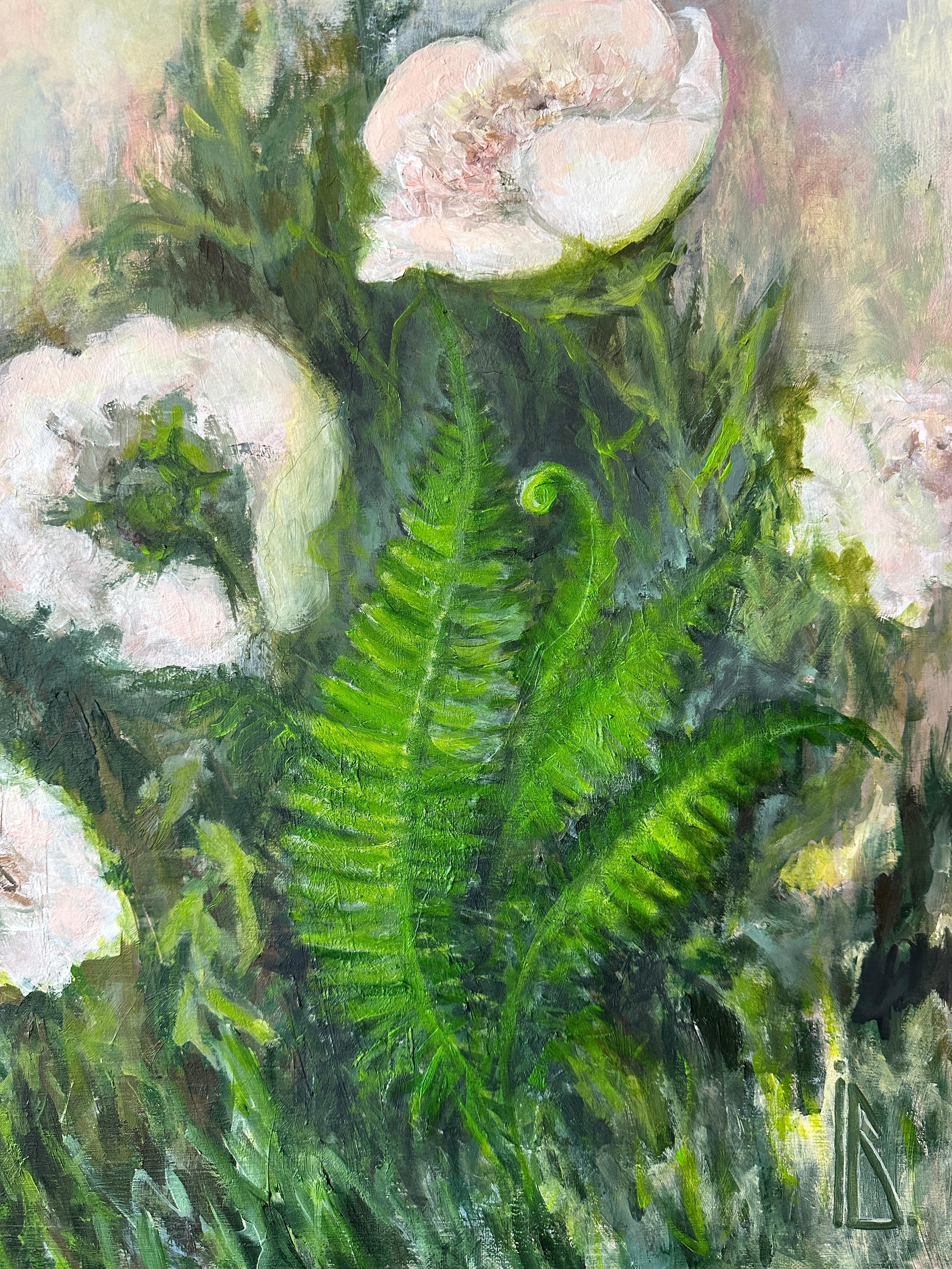 Mein Reich (Grau), Landscape Painting, von Iryna Bondar