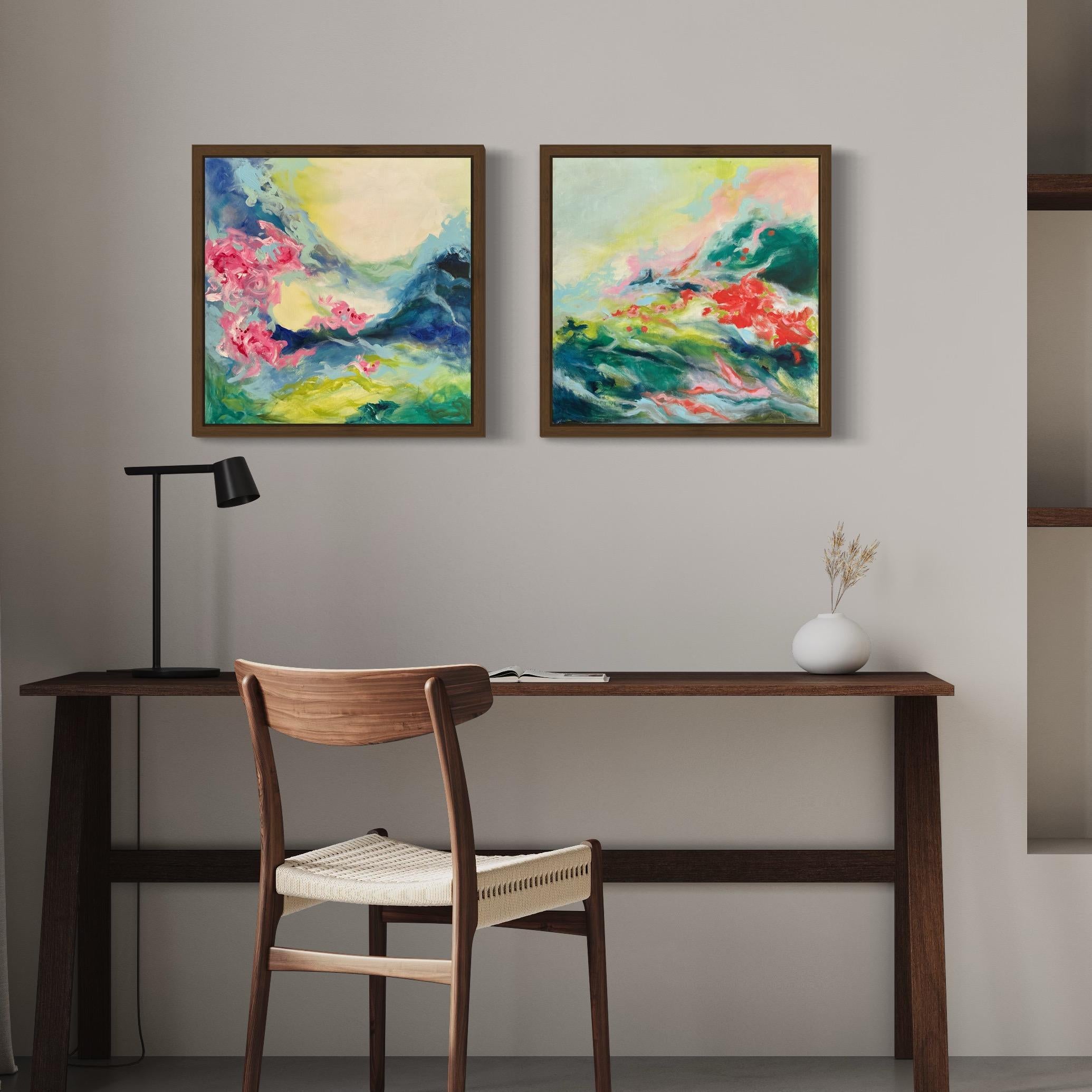 
Neptune's Realm is a marine symphony that transforms your interior into a magical underwater journey, with the gentle sway of waves, the shimmering of coral, and the dance of fish. Each brushstroke pulses with energy and joy, like the ocean breeze