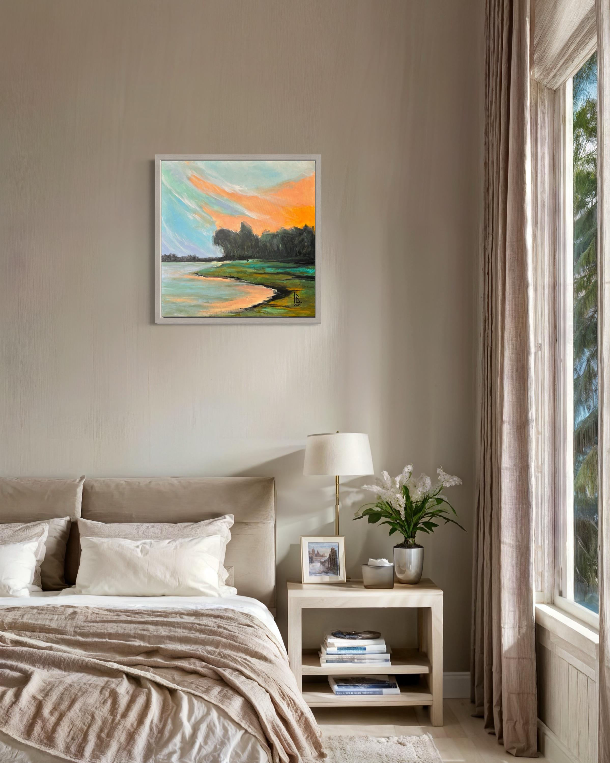 On the other side - Painting by Iryna Bondar