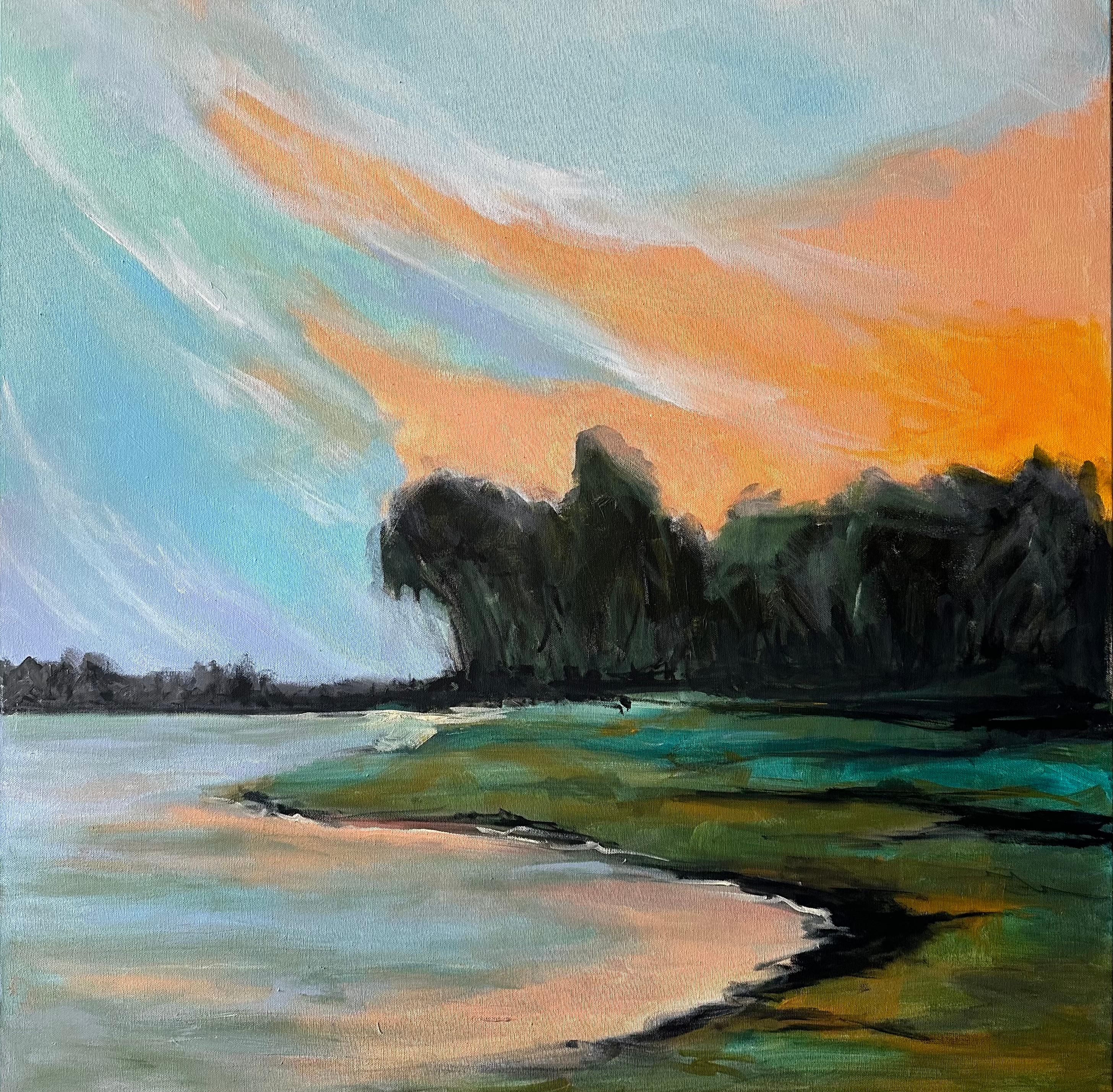 Iryna Bondar Abstract Painting - On the other side
