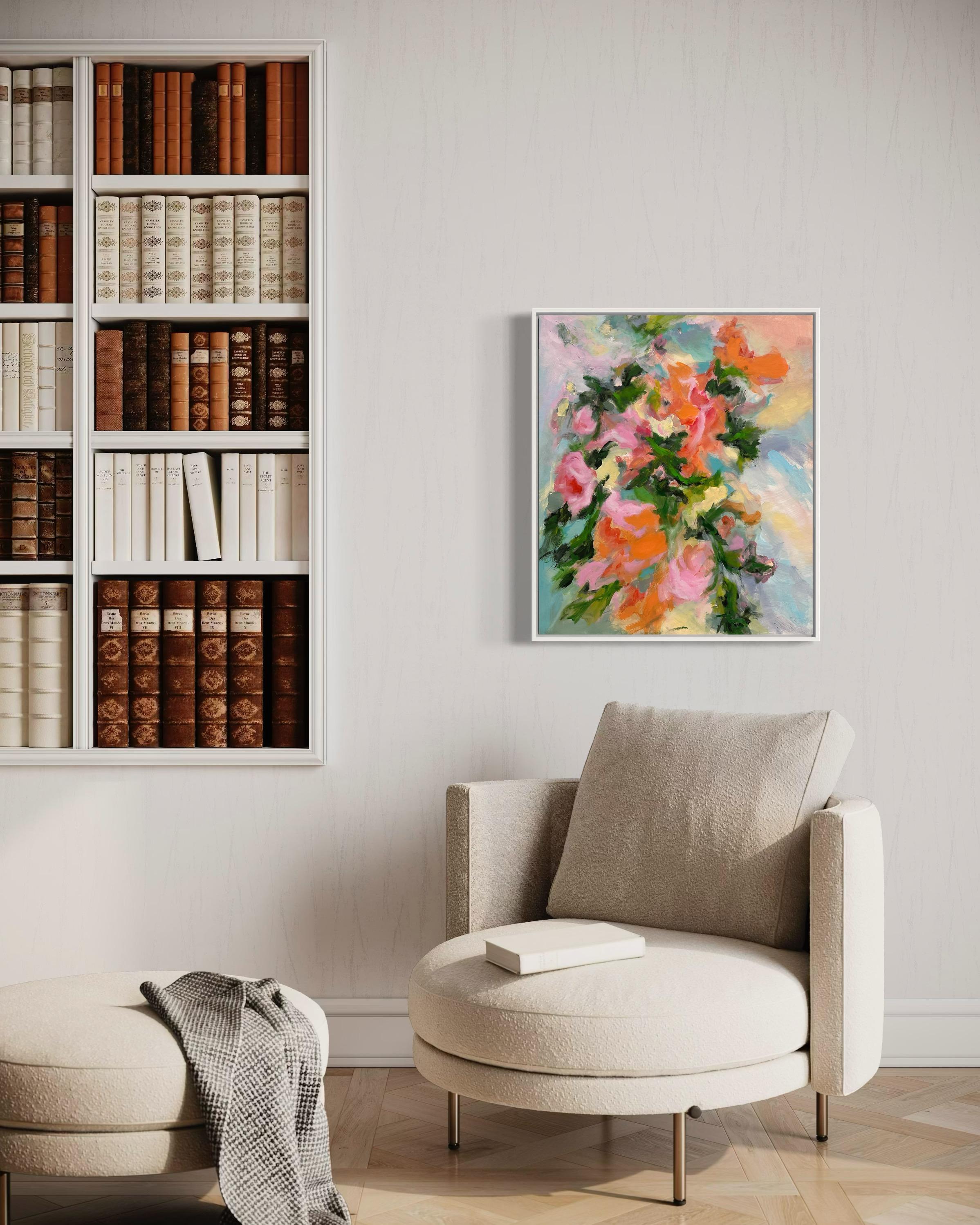 Pink Mood.   Floral Original paintings For Sale 2