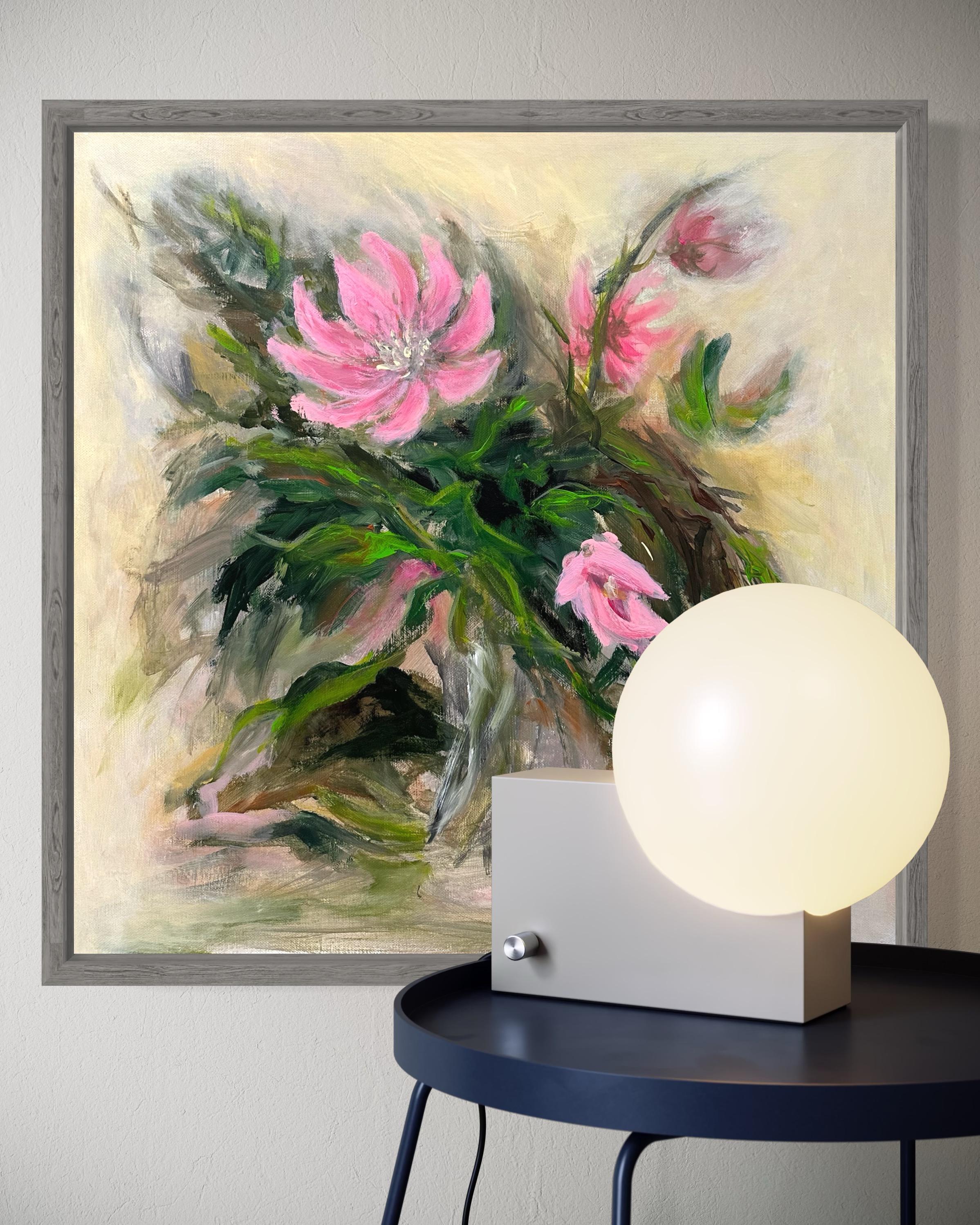 Primeln. Blumen  Original-Gemälde im Angebot 6