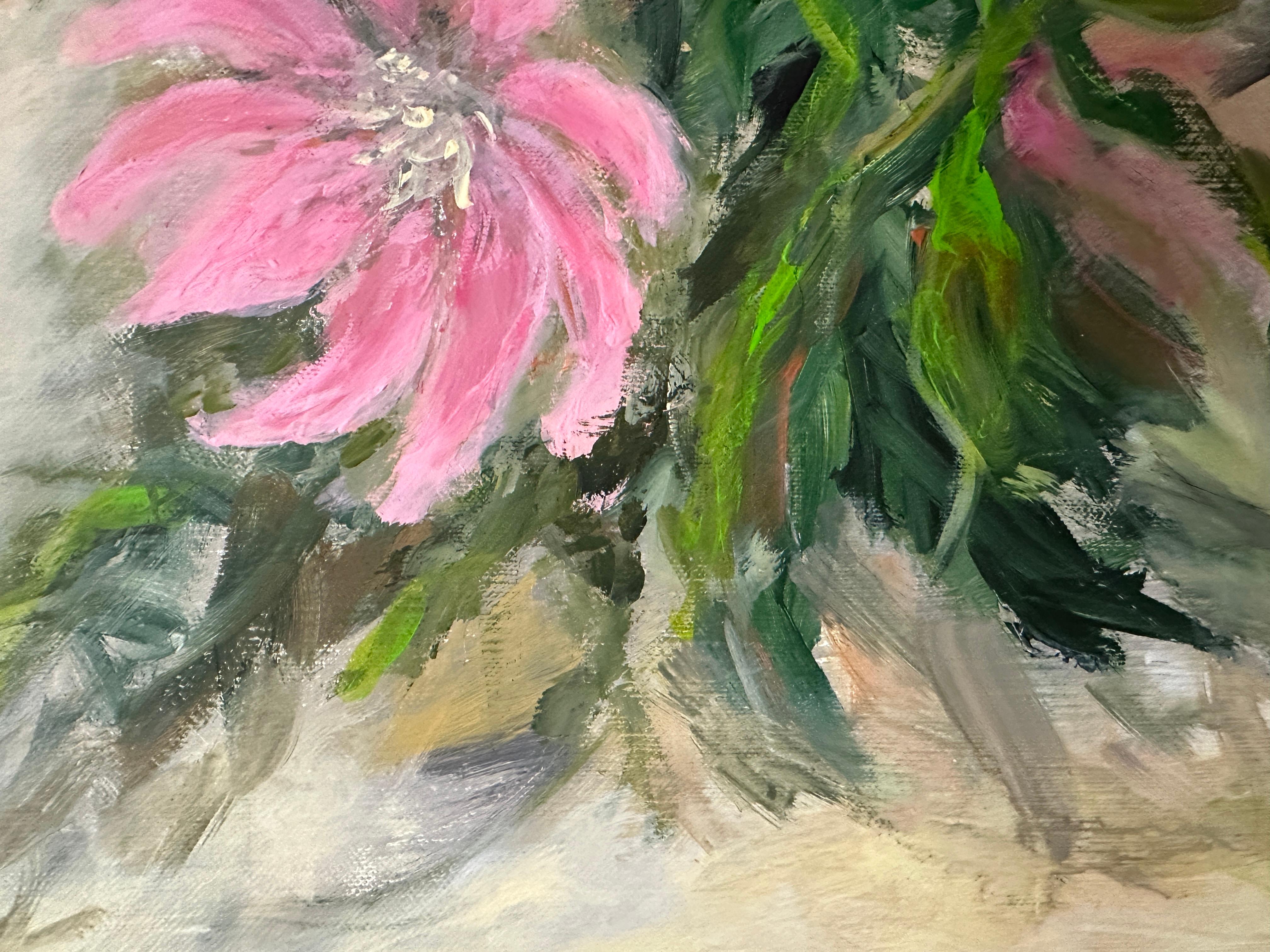 Primeln. Blumen  Original-Gemälde (Impressionismus), Painting, von Iryna Bondar
