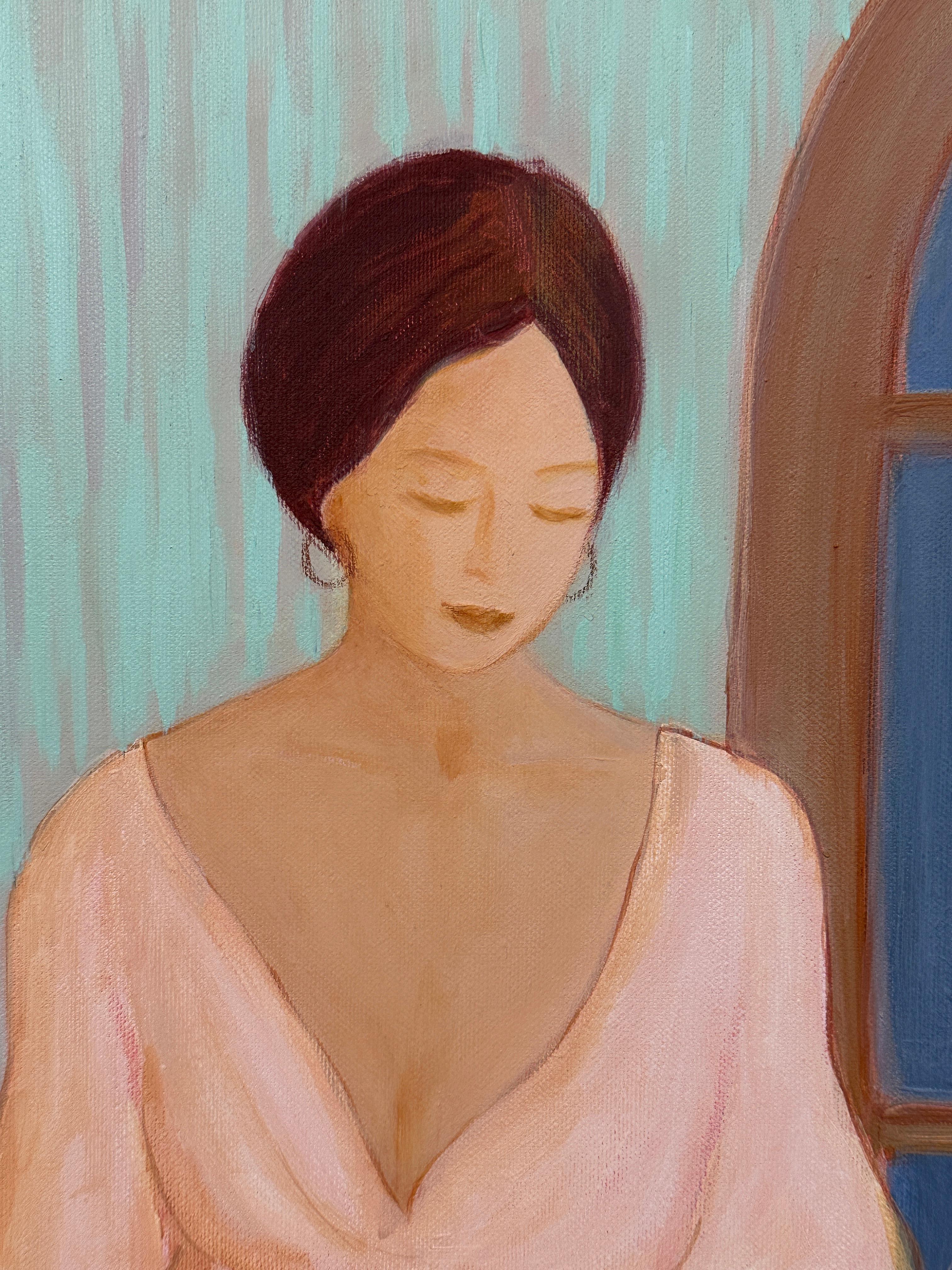 Quiet Joy - Contemporary Painting by Iryna Bondar