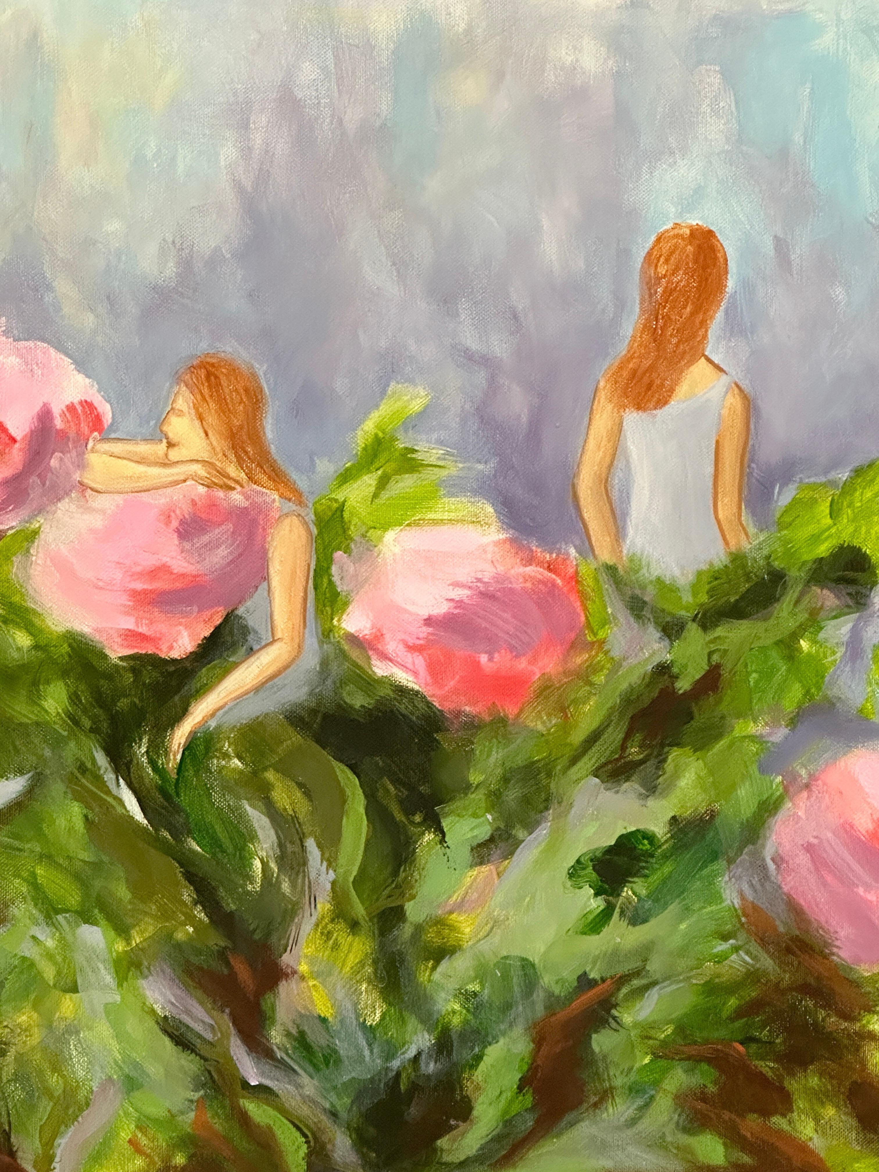 Teilpersönlichkeiten. Diptychon   . Original-Gemälde im Angebot 1