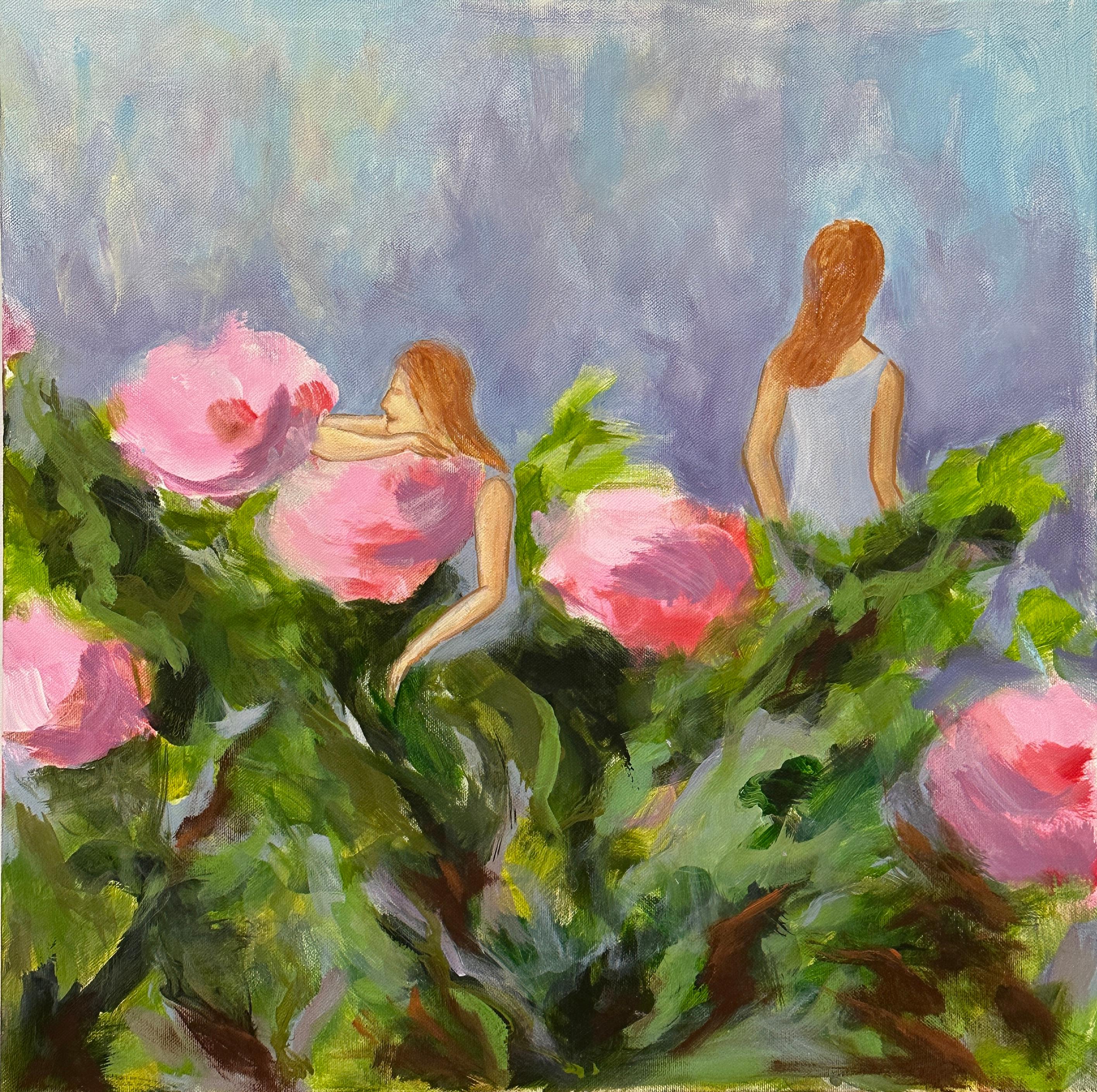 Teilpersönlichkeiten. Diptychon   . Original-Gemälde im Angebot 4