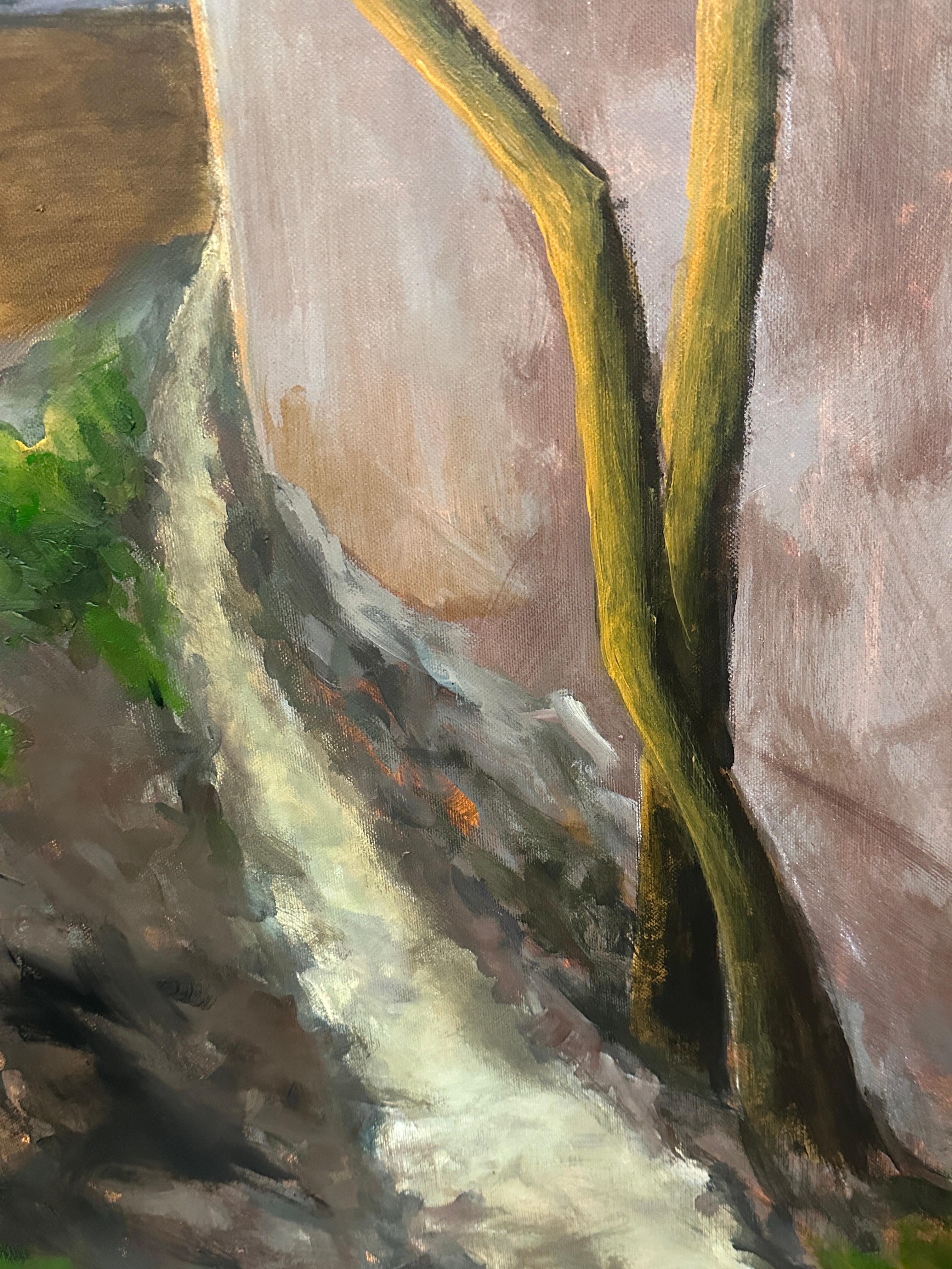 Il cammino verso il sole - Painting di Iryna Bondar