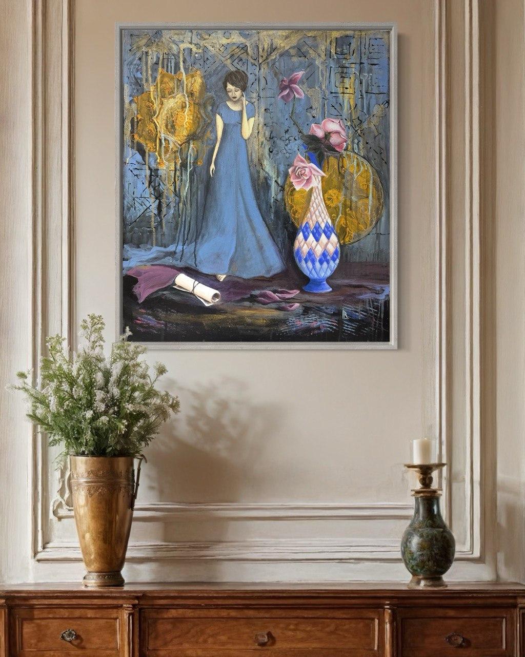 Il messaggio non aperto - Painting di Iryna Bondar