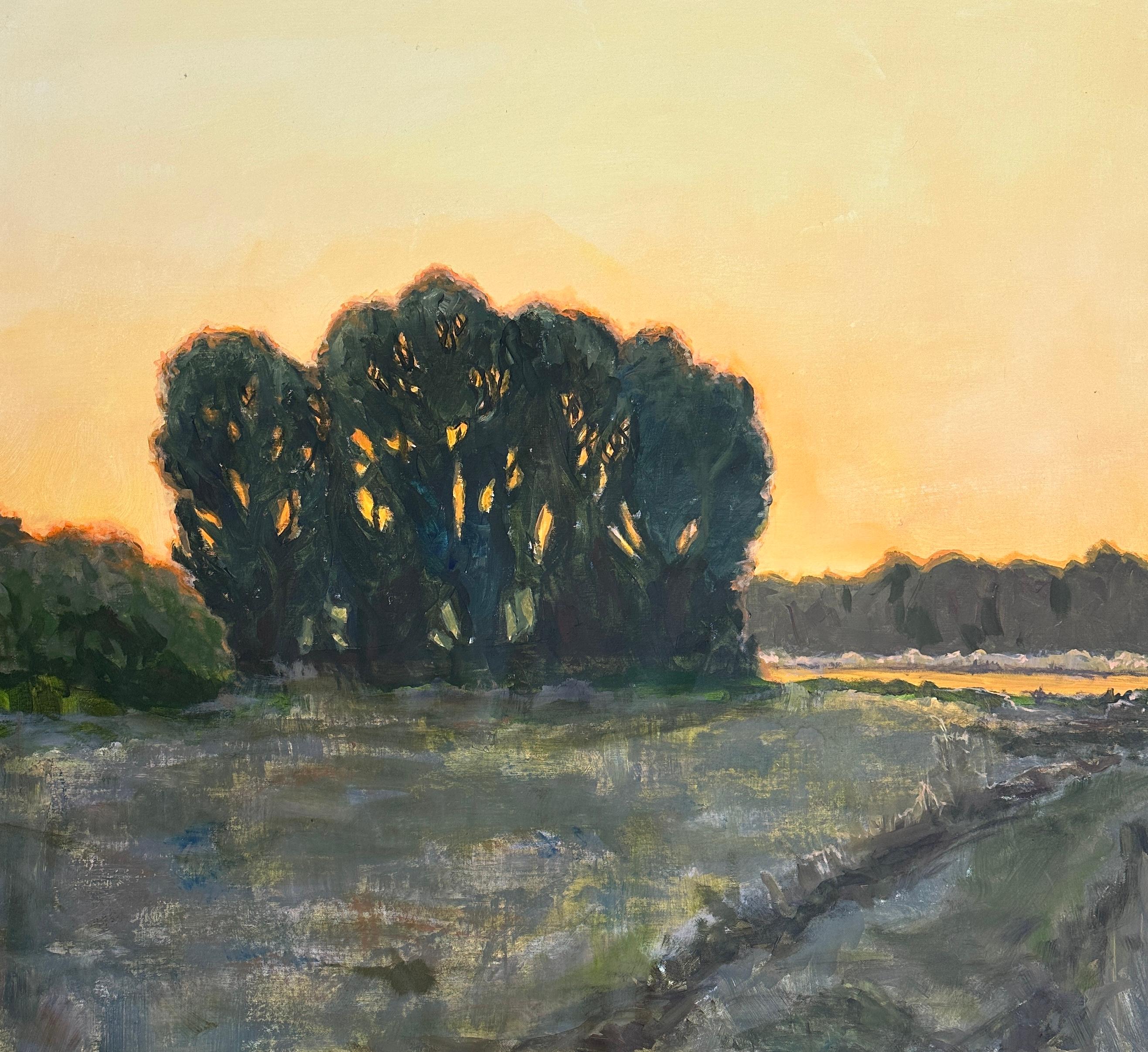 Landscape Painting di Iryna Bondar - Al fiume