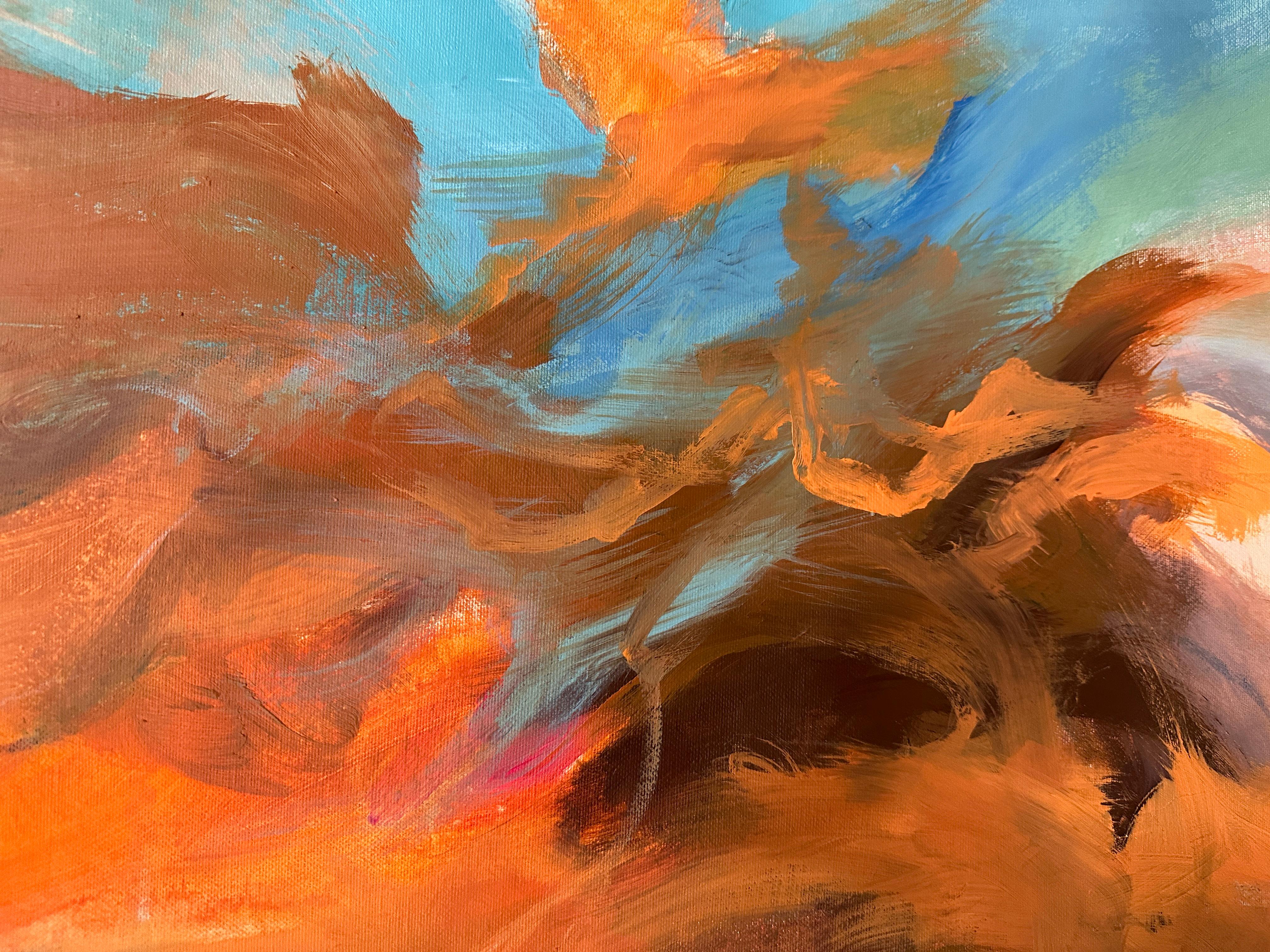 What Matters Most is Calm - Contemporary Painting by Iryna Bondar