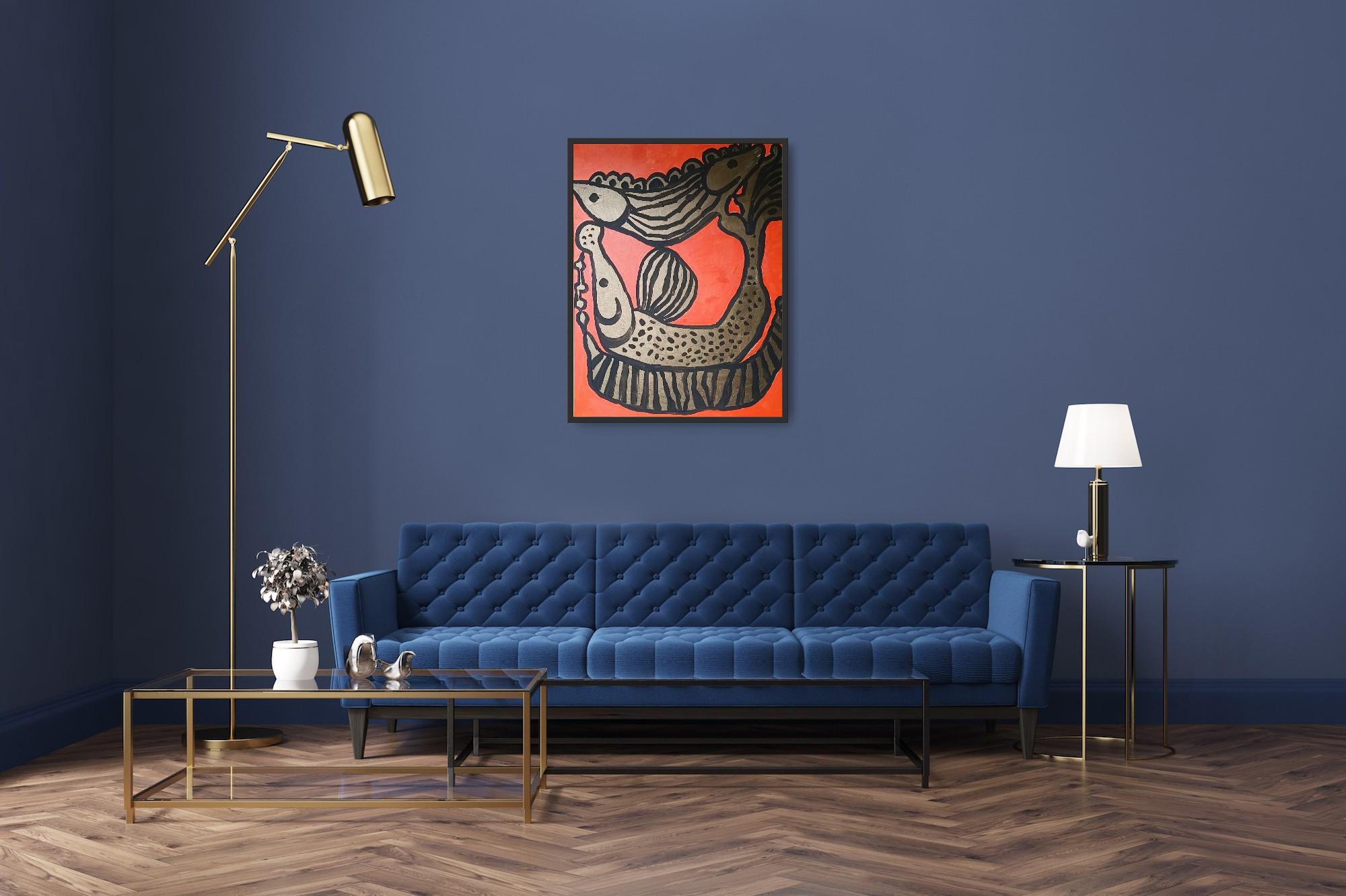 Harmony - Abstract Painting by Iryna Burda