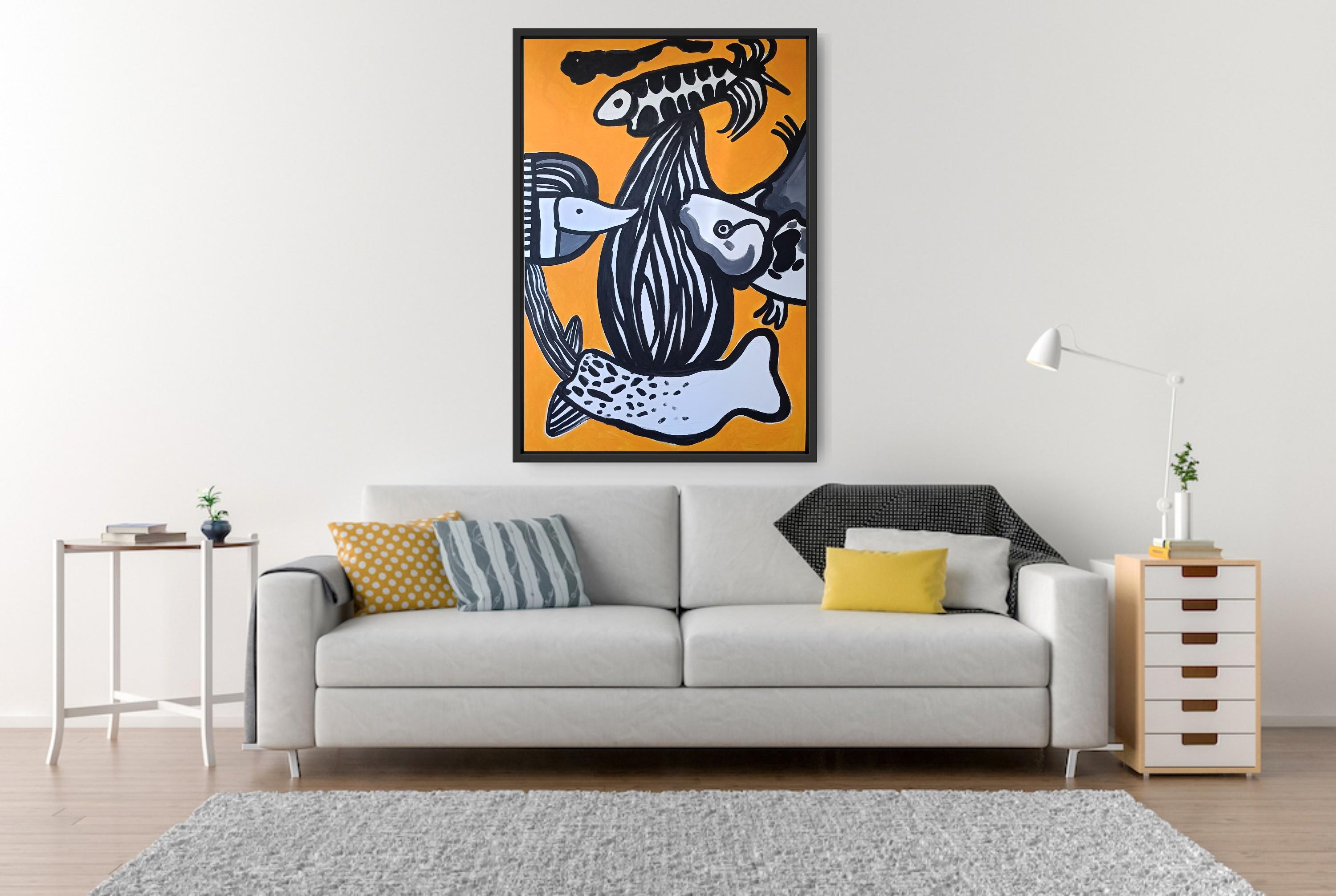 Ich kann böse sein (Abstrakt), Painting, von Iryna Burda