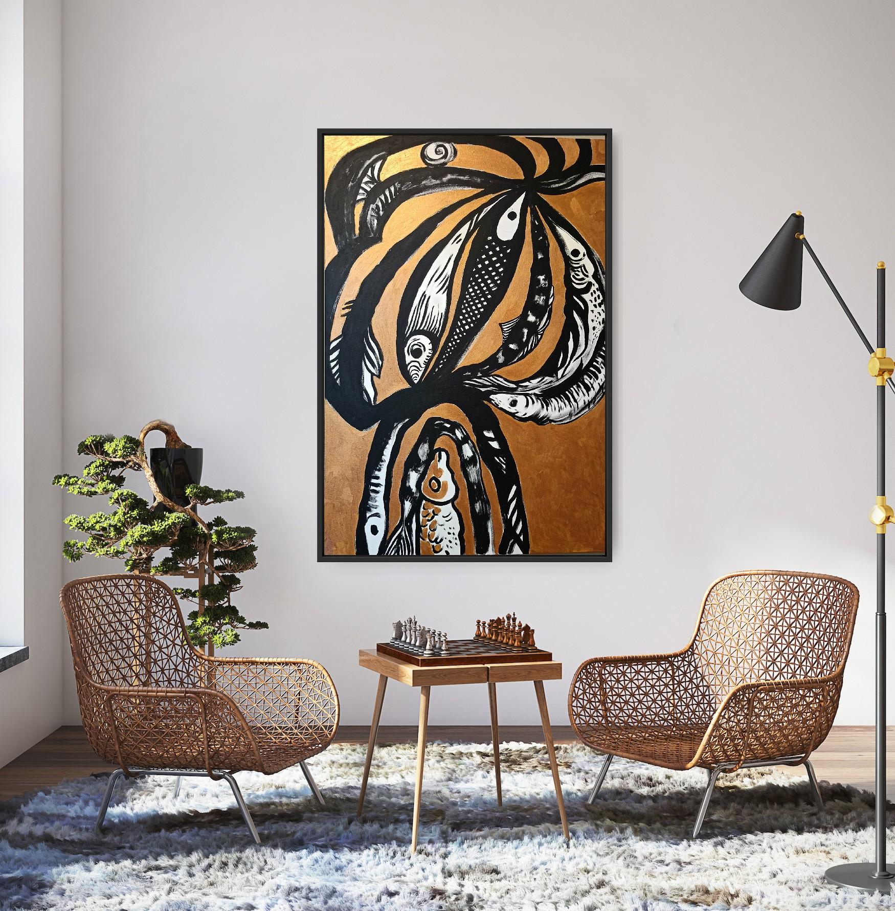 Limitazioni interne - Painting Astratto di Iryna Burda