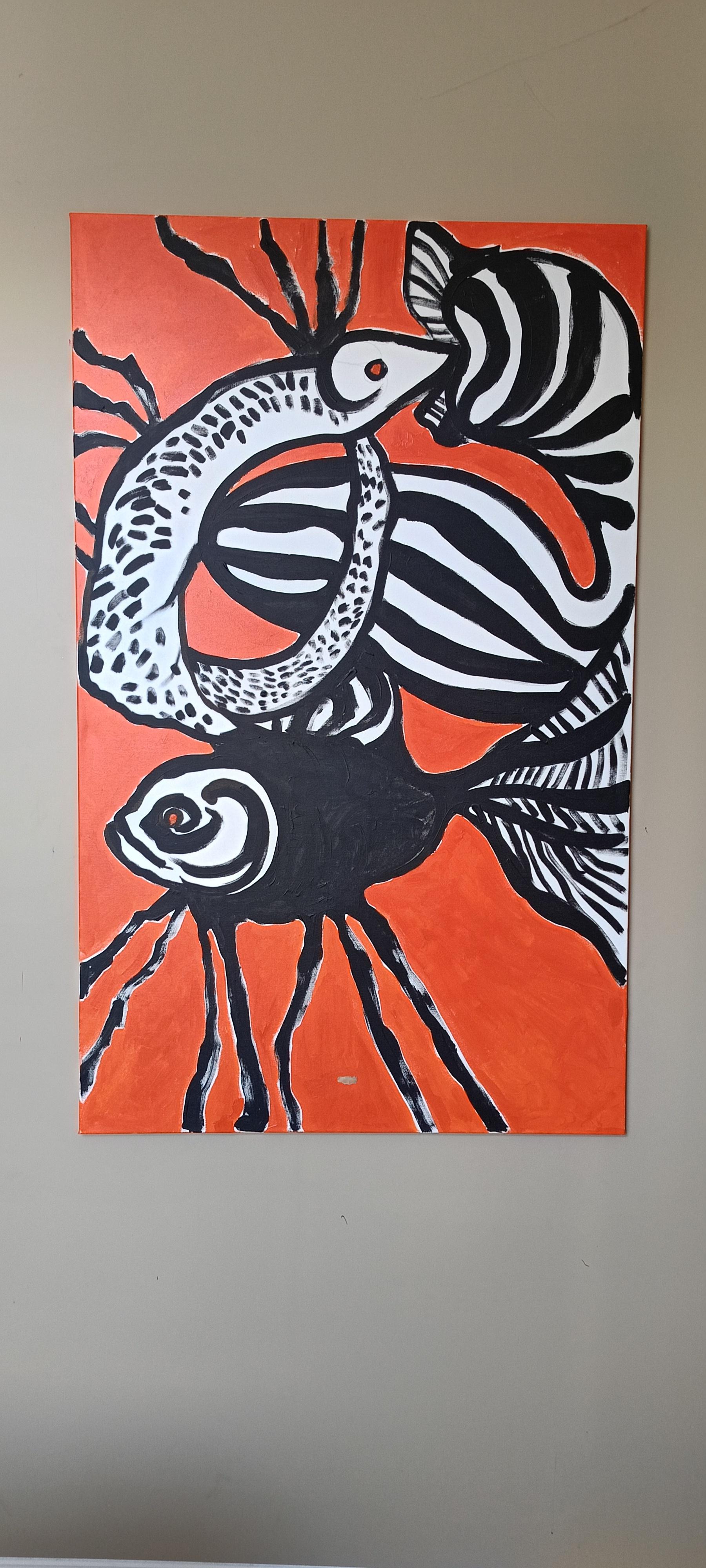 Oh God, I'm confused - Painting by Iryna Burda