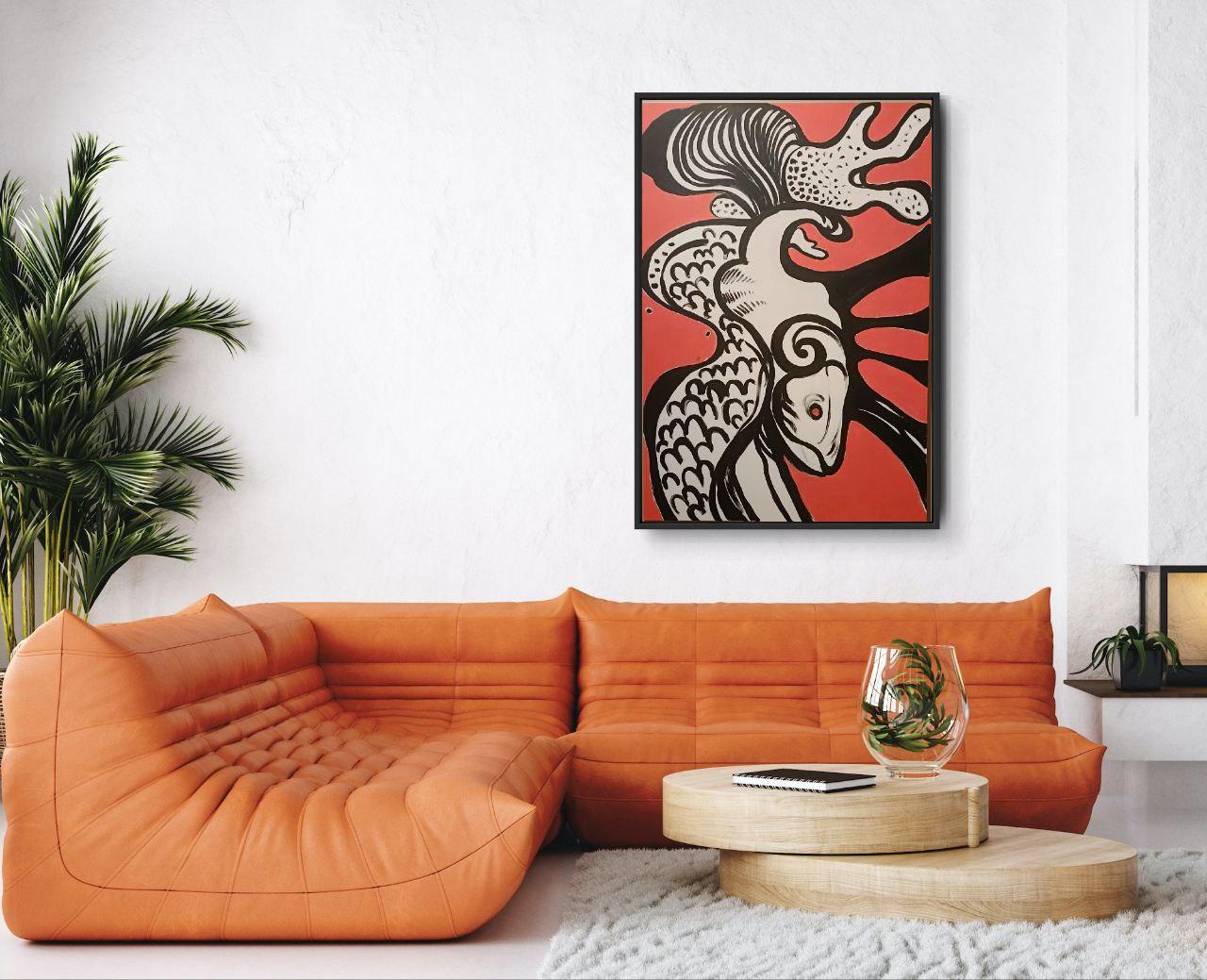 Alla ricerca di se stessi... - Abstract Painting Grigio di Iryna Burda