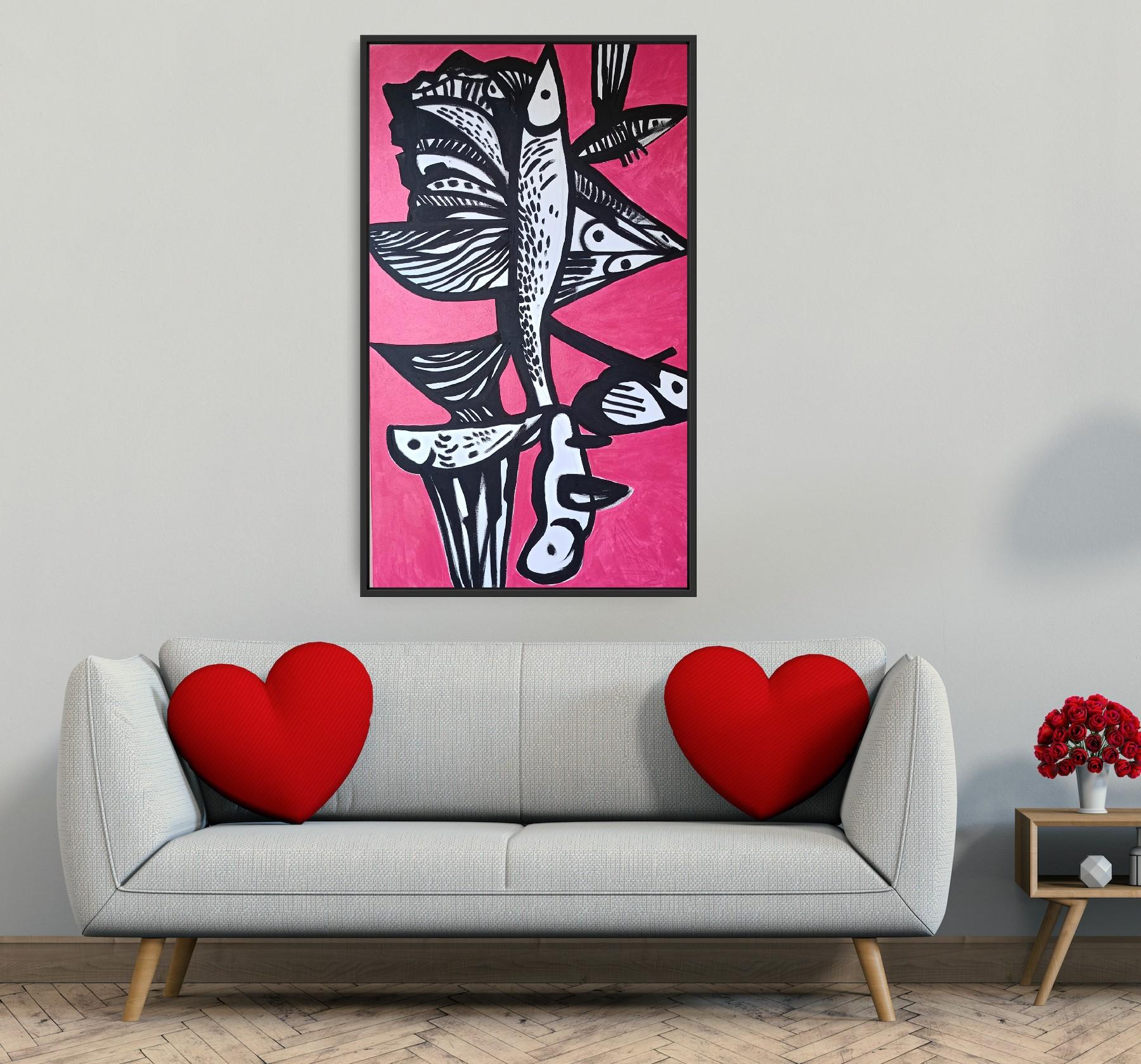 Das menschliche Ego (Abstrakt), Painting, von Iryna Burda