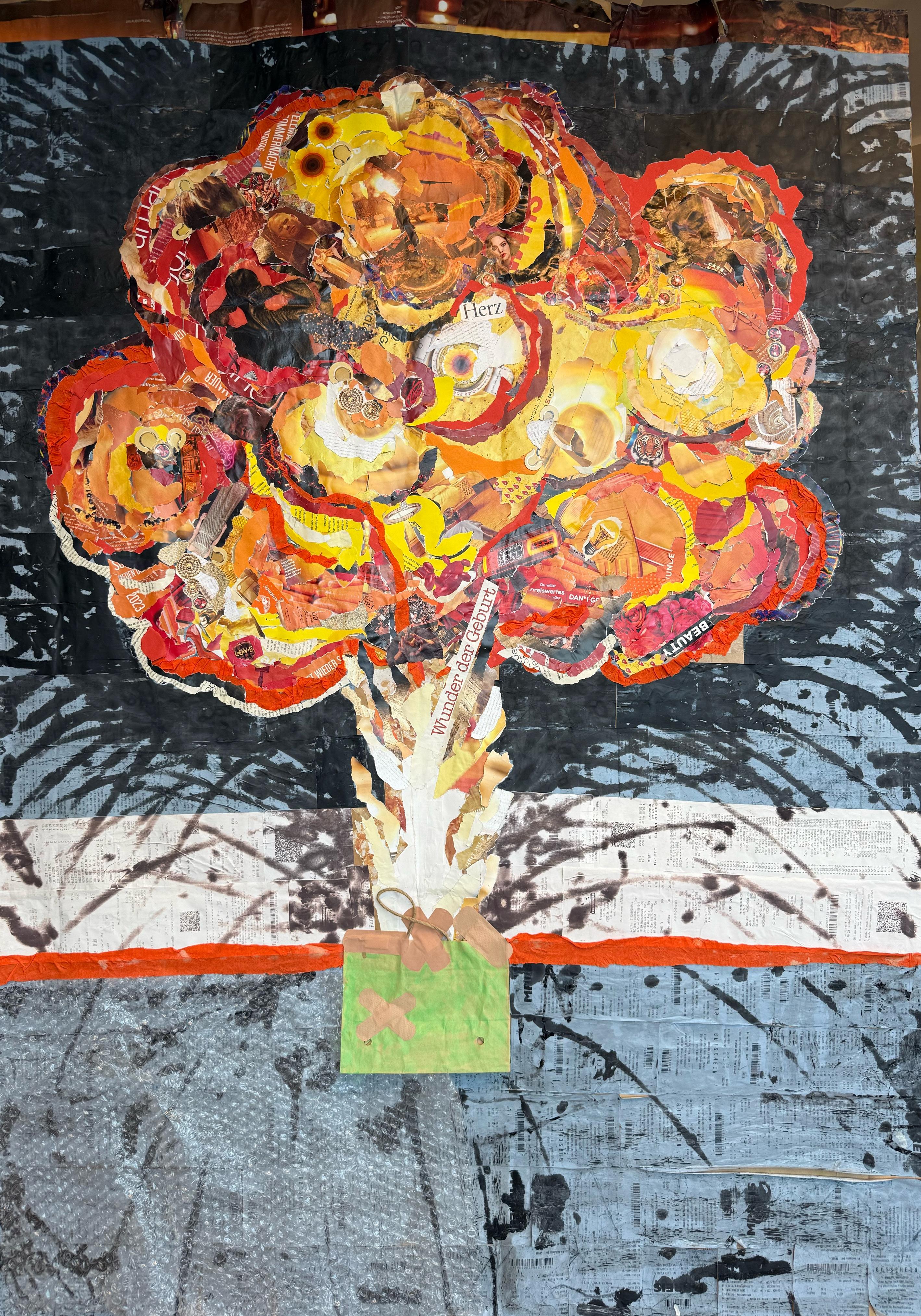 Glue Figurative Paintings