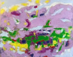 "Lilac and light yellow"
