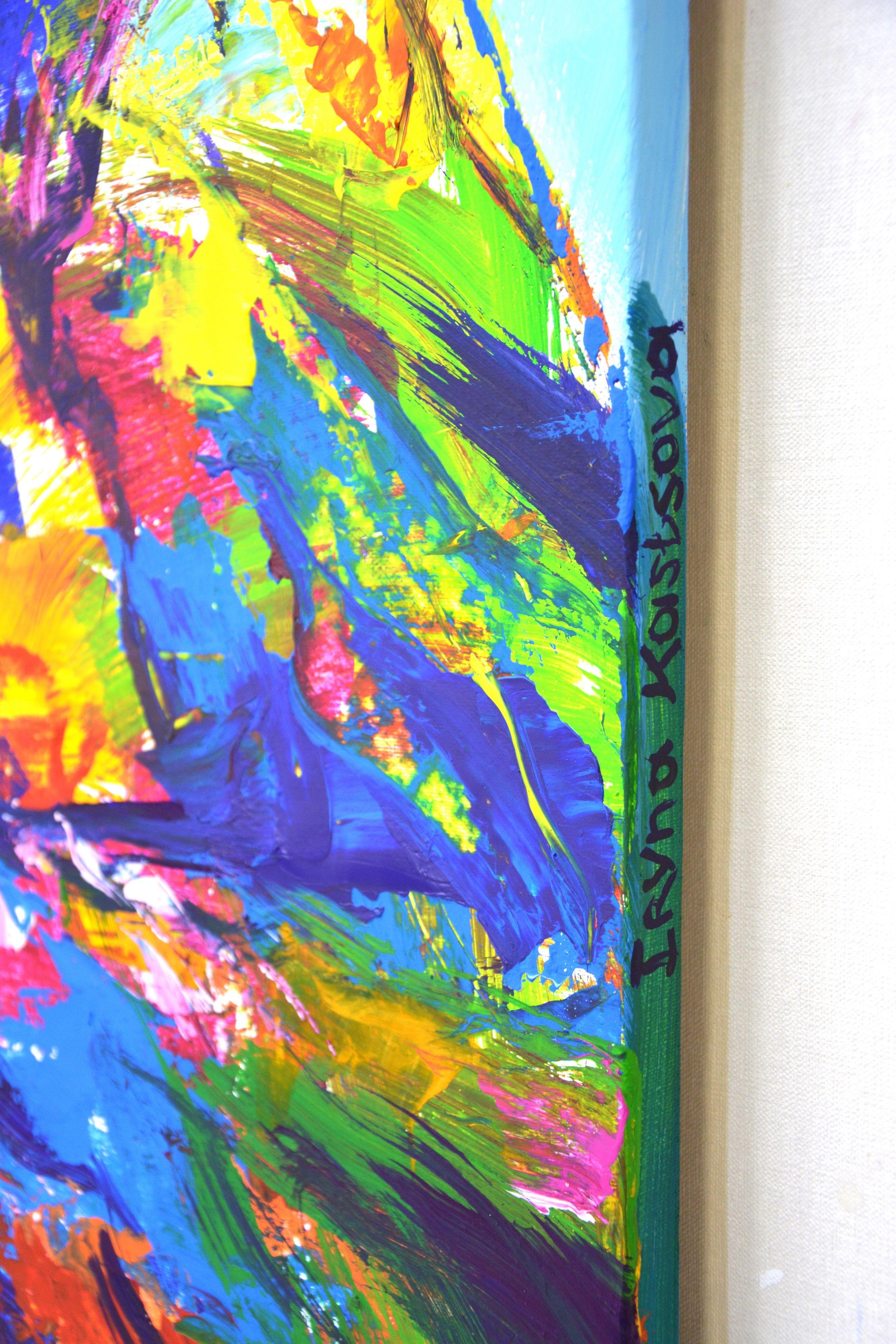 A monkey., Painting, Acrylic on Canvas For Sale 2