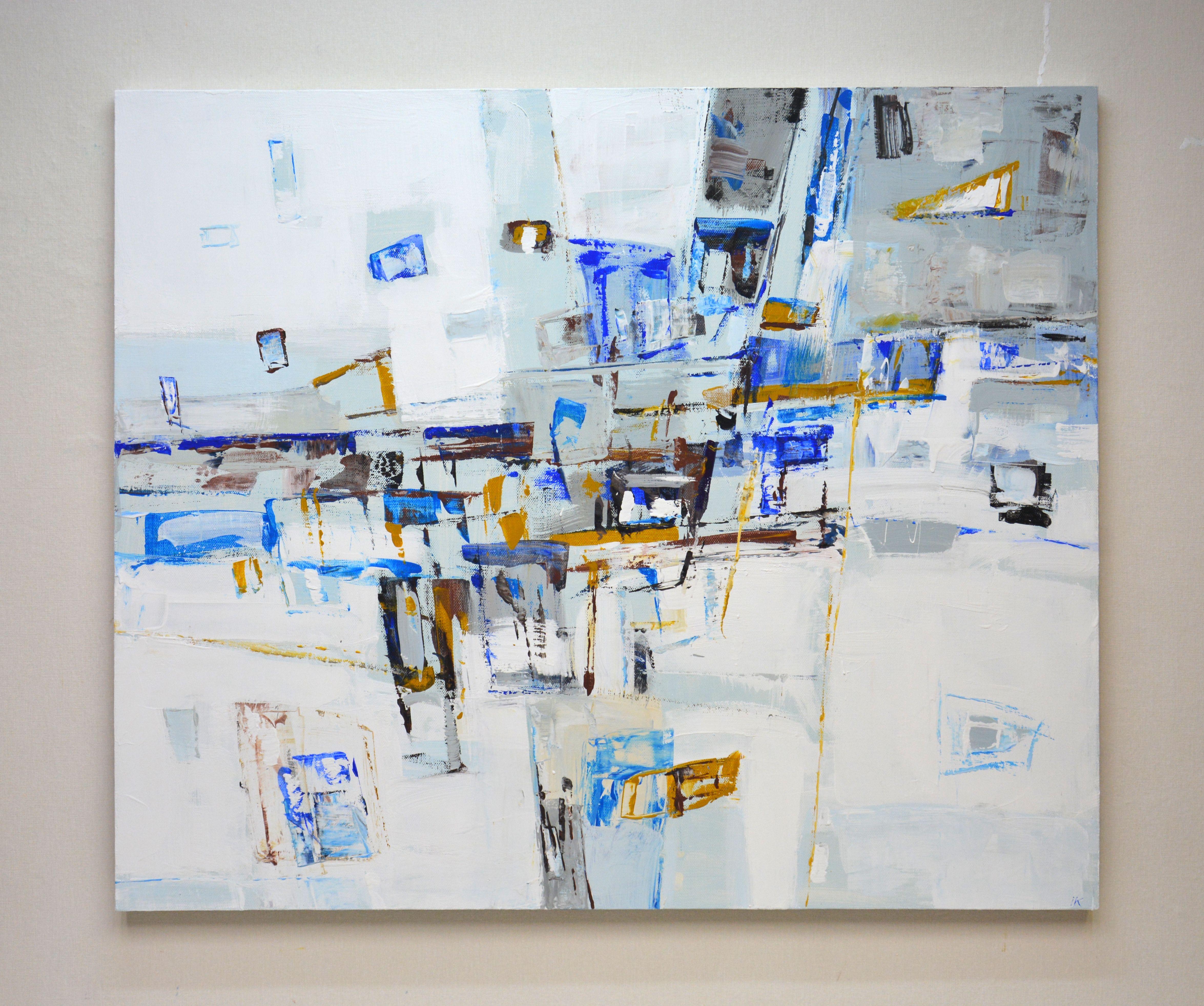 Astratto 31, Pittura, Acrilico su tela - Painting di Iryna Kastsova