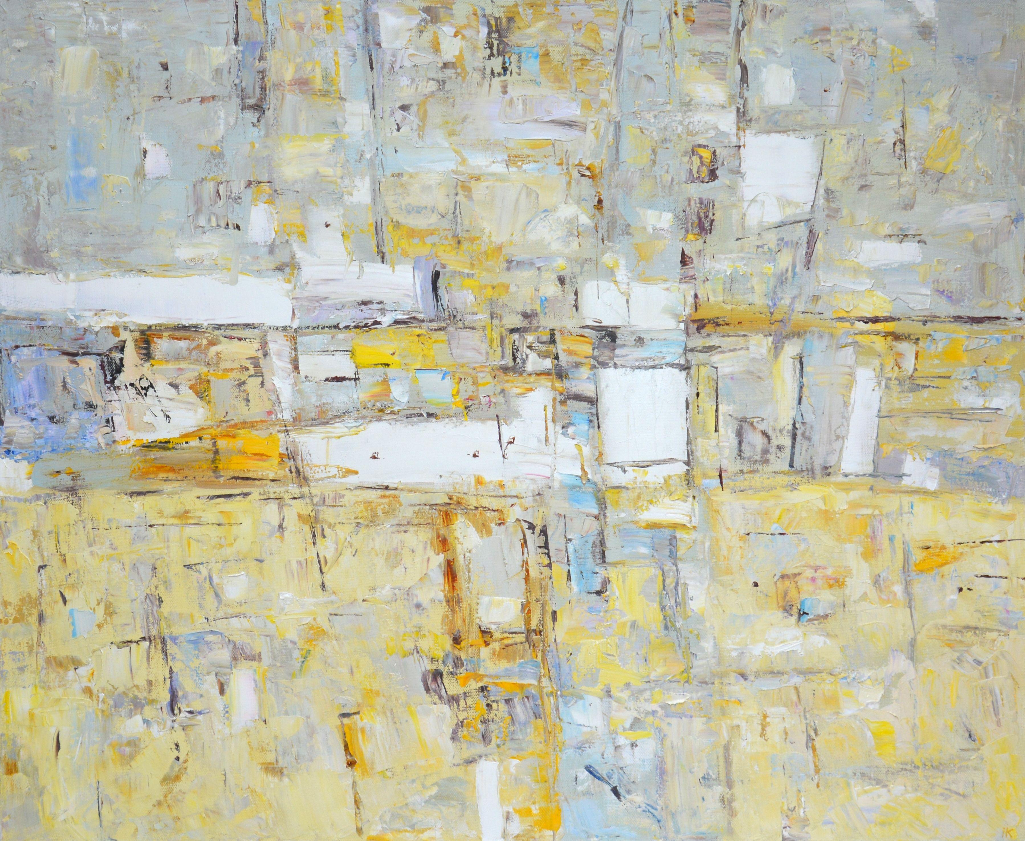 Abstract Painting di Iryna Kastsova - Astratto 9, Pittura, Olio su tela