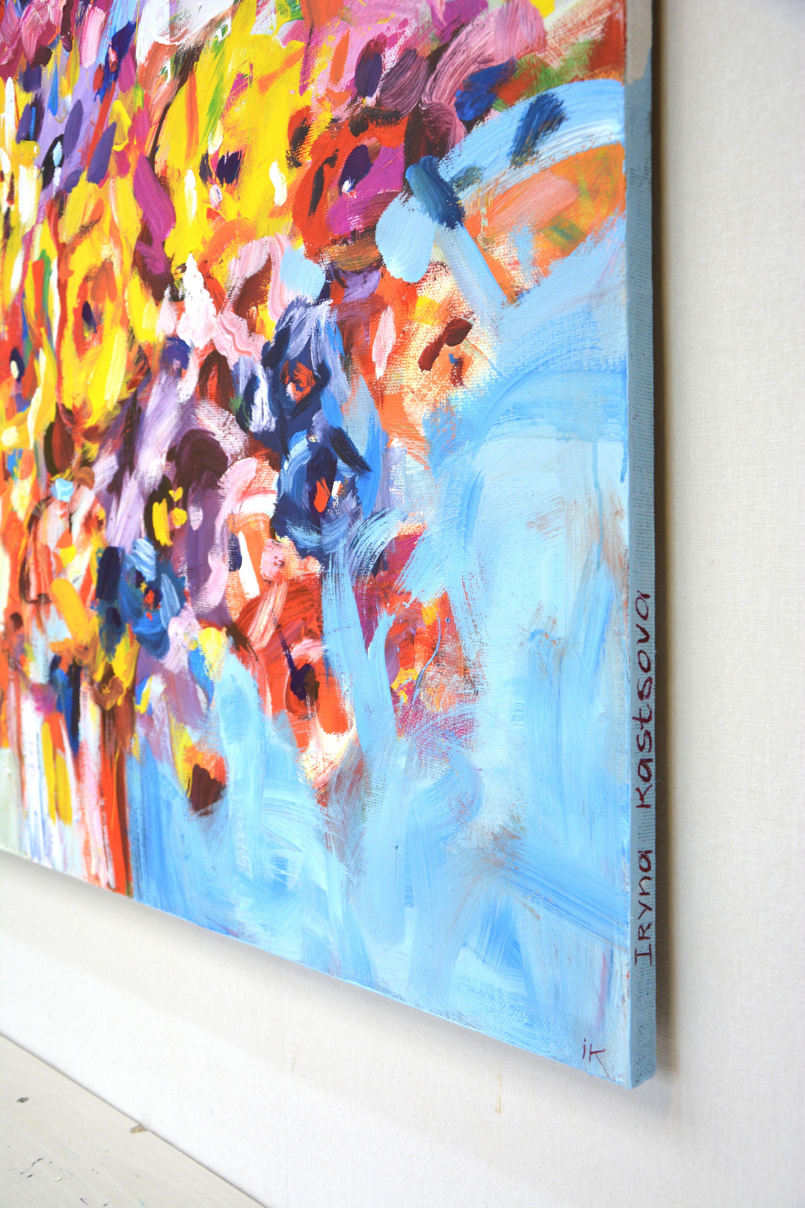 Abstract bouquet., Painting, Acrylic on Canvas For Sale 3