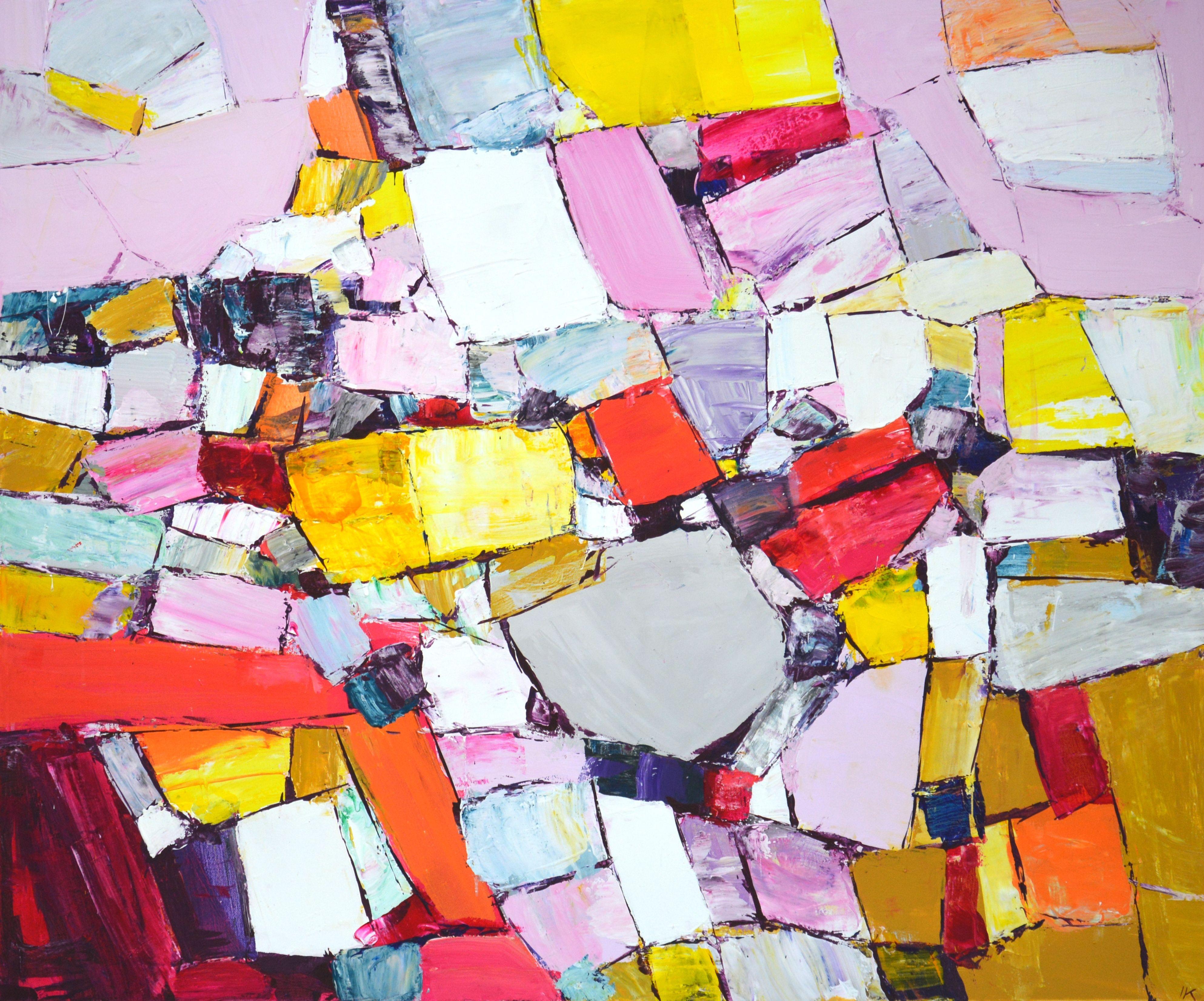 Iryna Kastsova Abstract Painting - Abstraction 105., Painting, Acrylic on Canvas