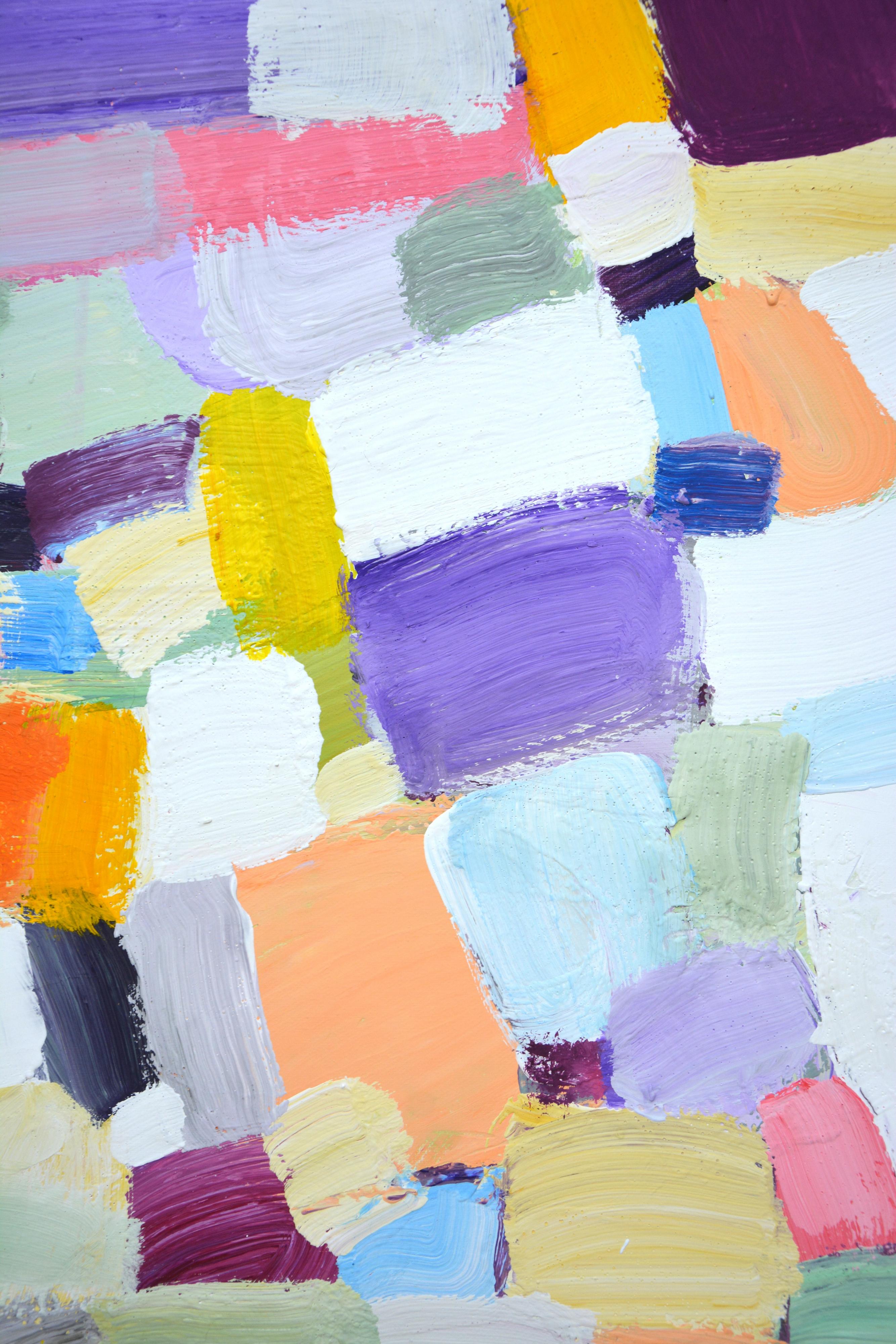 Astrazione 106. Pittura acrilica originale - Abstract Painting Grigio di Iryna Kastsova
