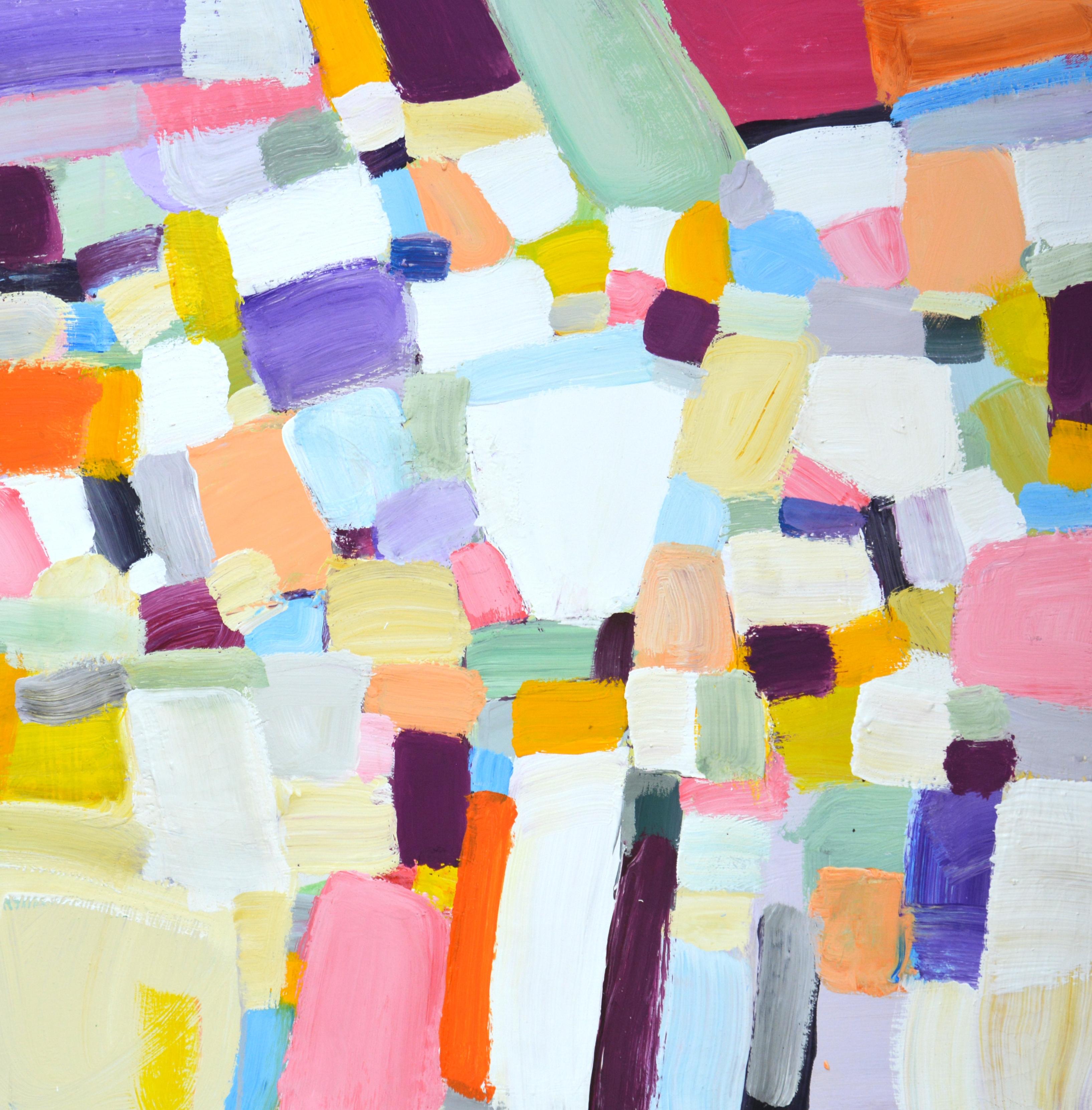 Abstract Painting di Iryna Kastsova - Astrazione 106. Pittura acrilica originale