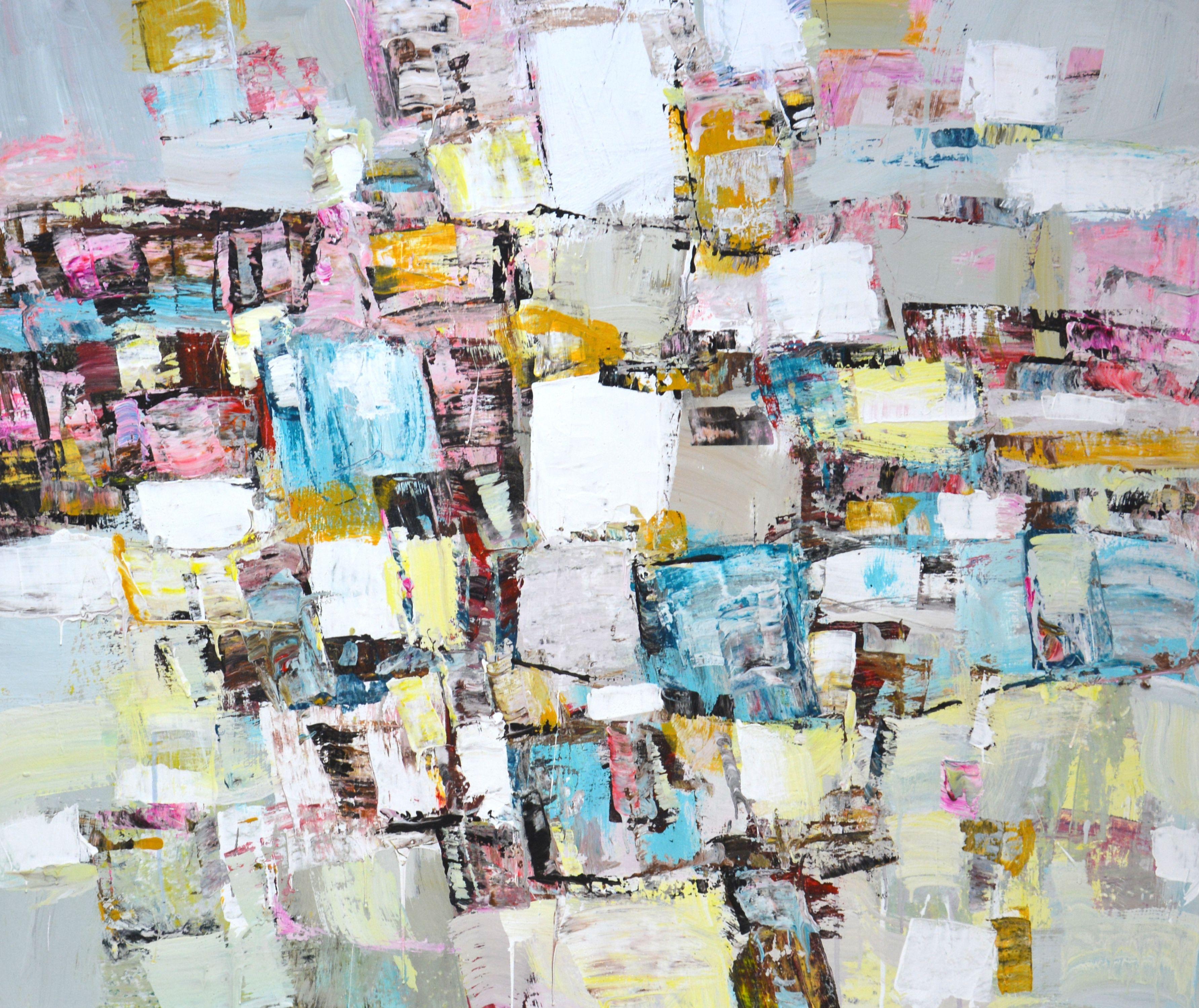 Iryna Kastsova Abstract Painting - Abstraction 128, Painting, Acrylic on Canvas