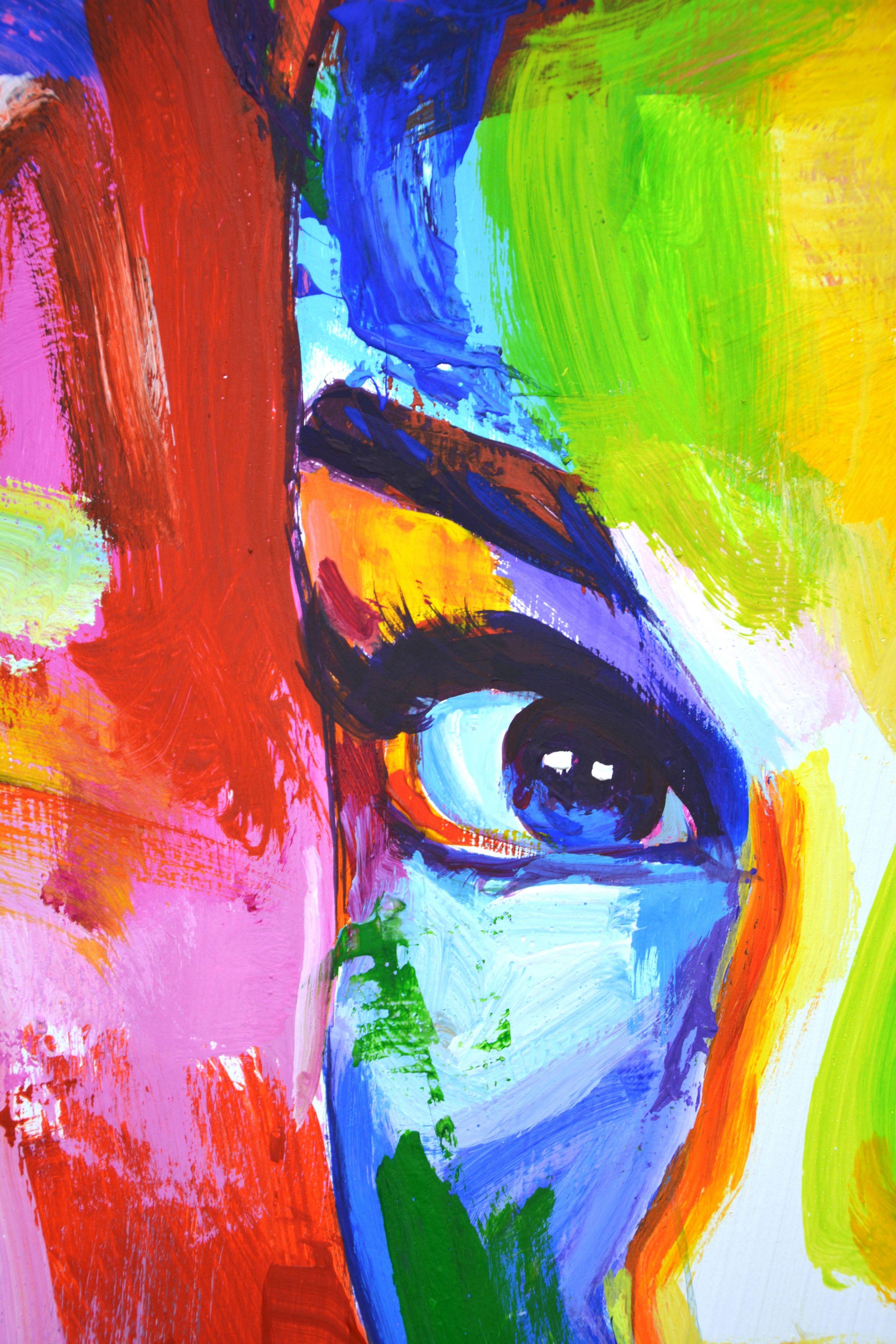 Audrey Hepburn, Painting, Acrylic on Canvas For Sale 3