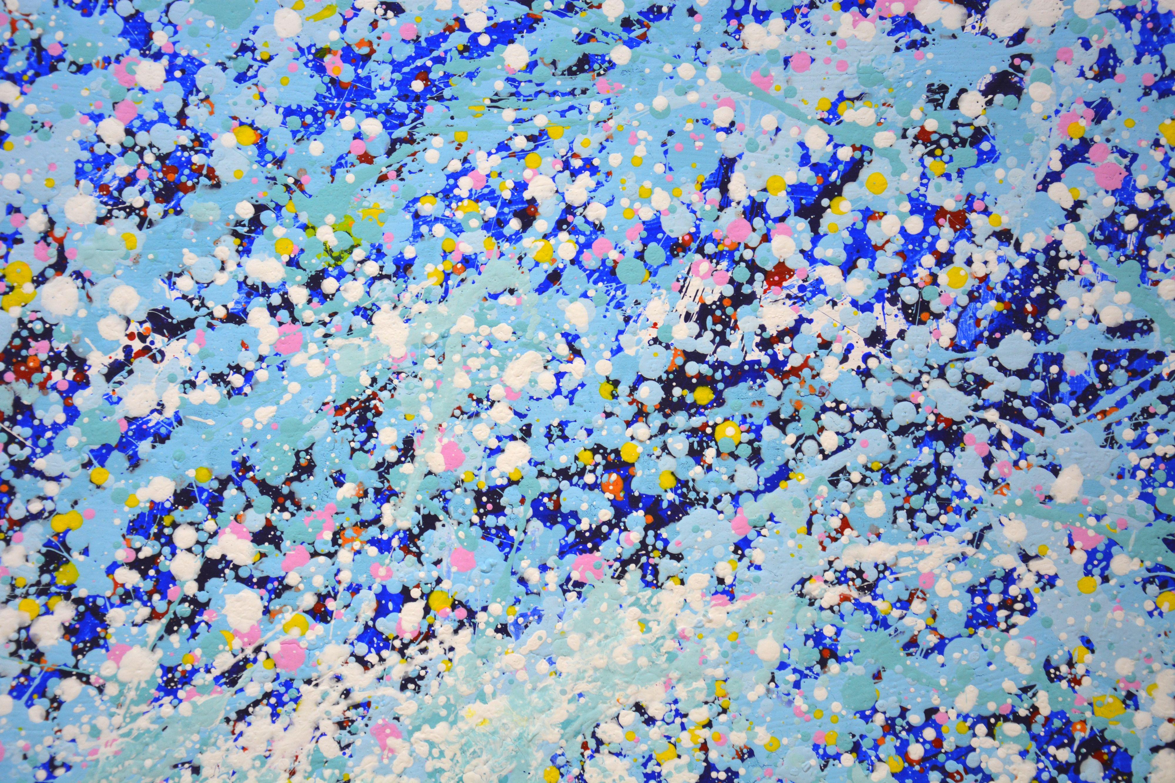 Blue tree 2 ., Painting, Acrylic on Canvas For Sale 4