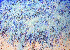 Blue tree 2 ., Painting, Acrylic on Canvas