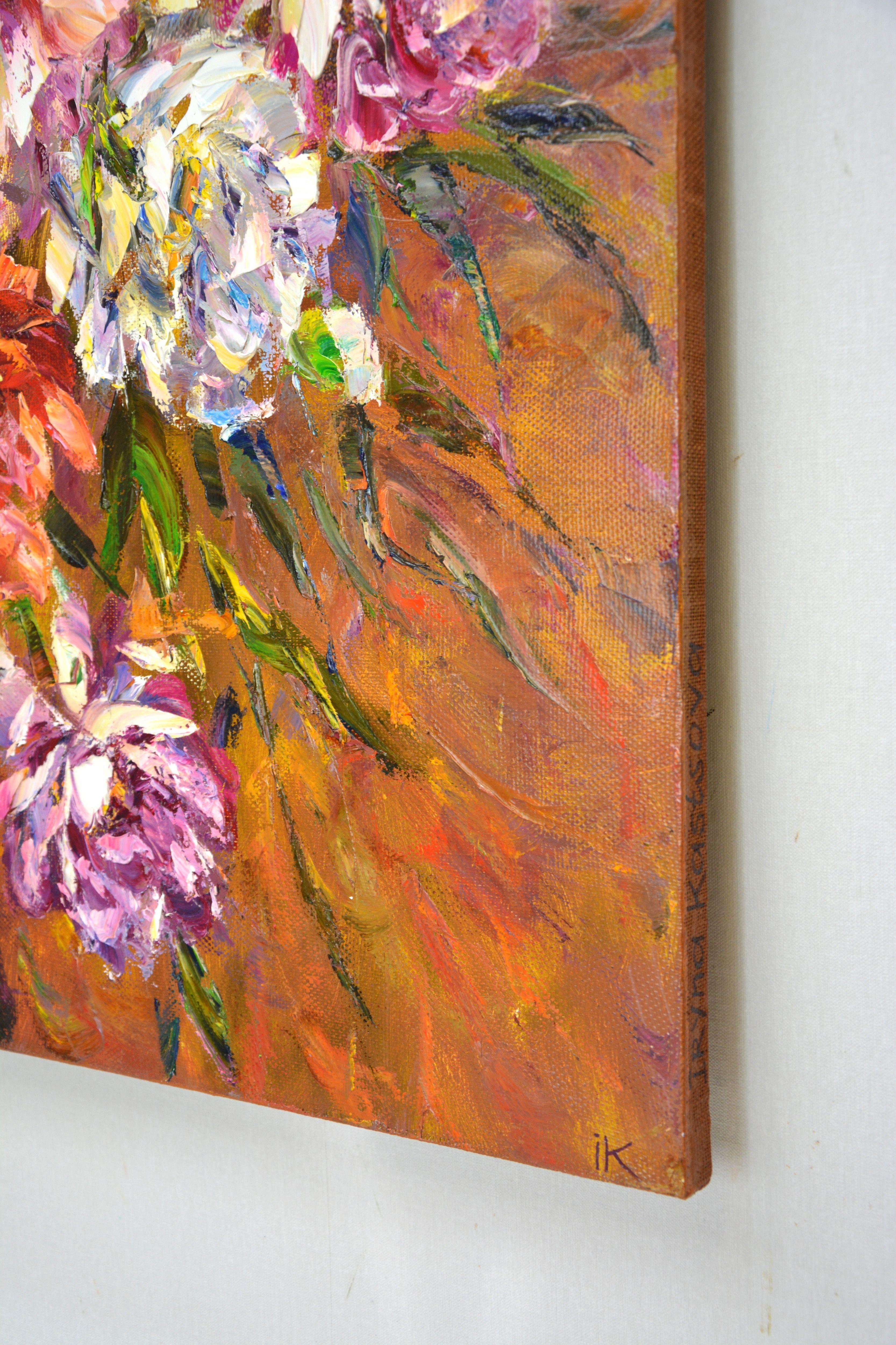 Bouquet., Painting, Oil on Canvas For Sale 4
