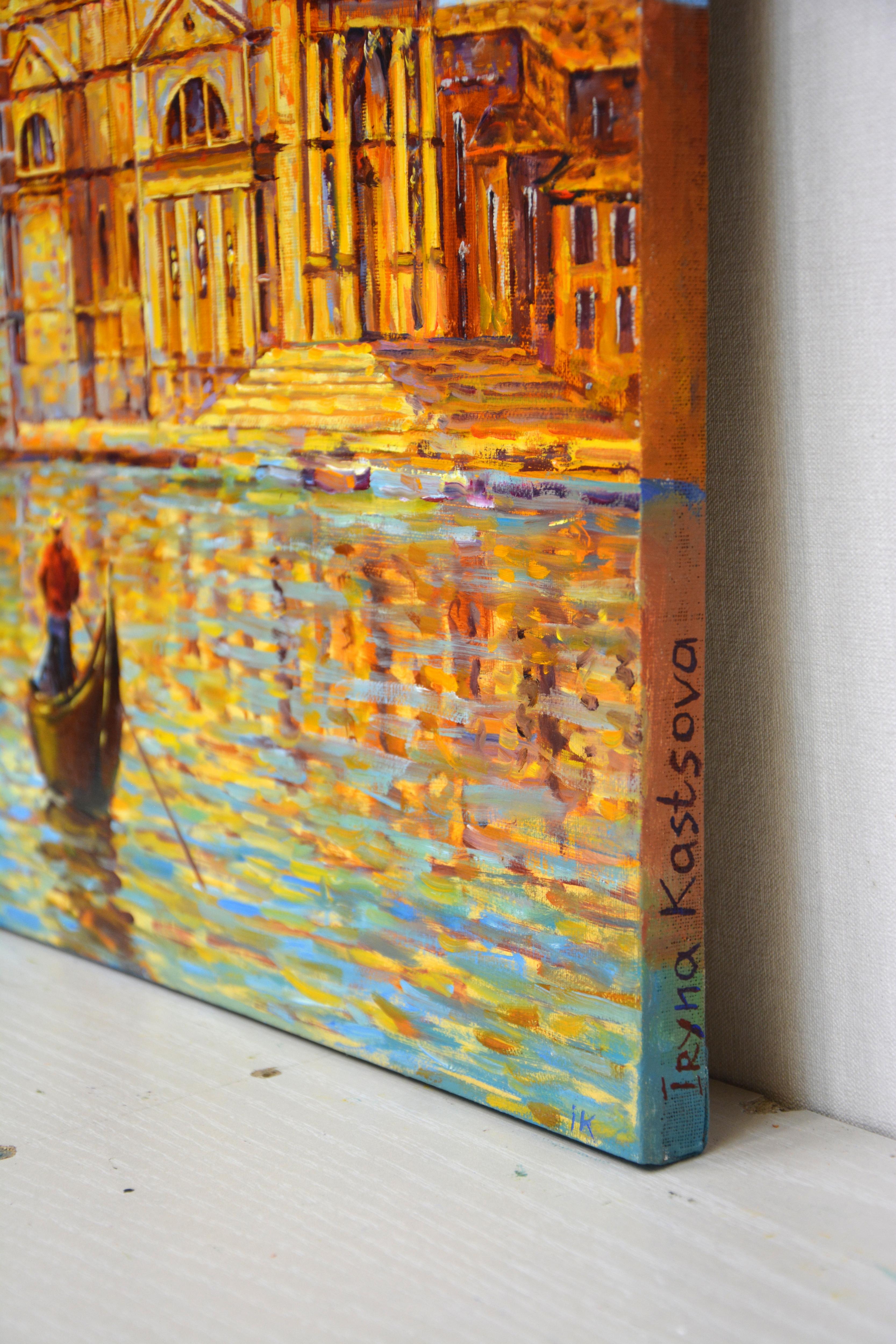 Cattedrale di Santa Maria Della Salute - Painting Impressionismo di Iryna Kastsova
