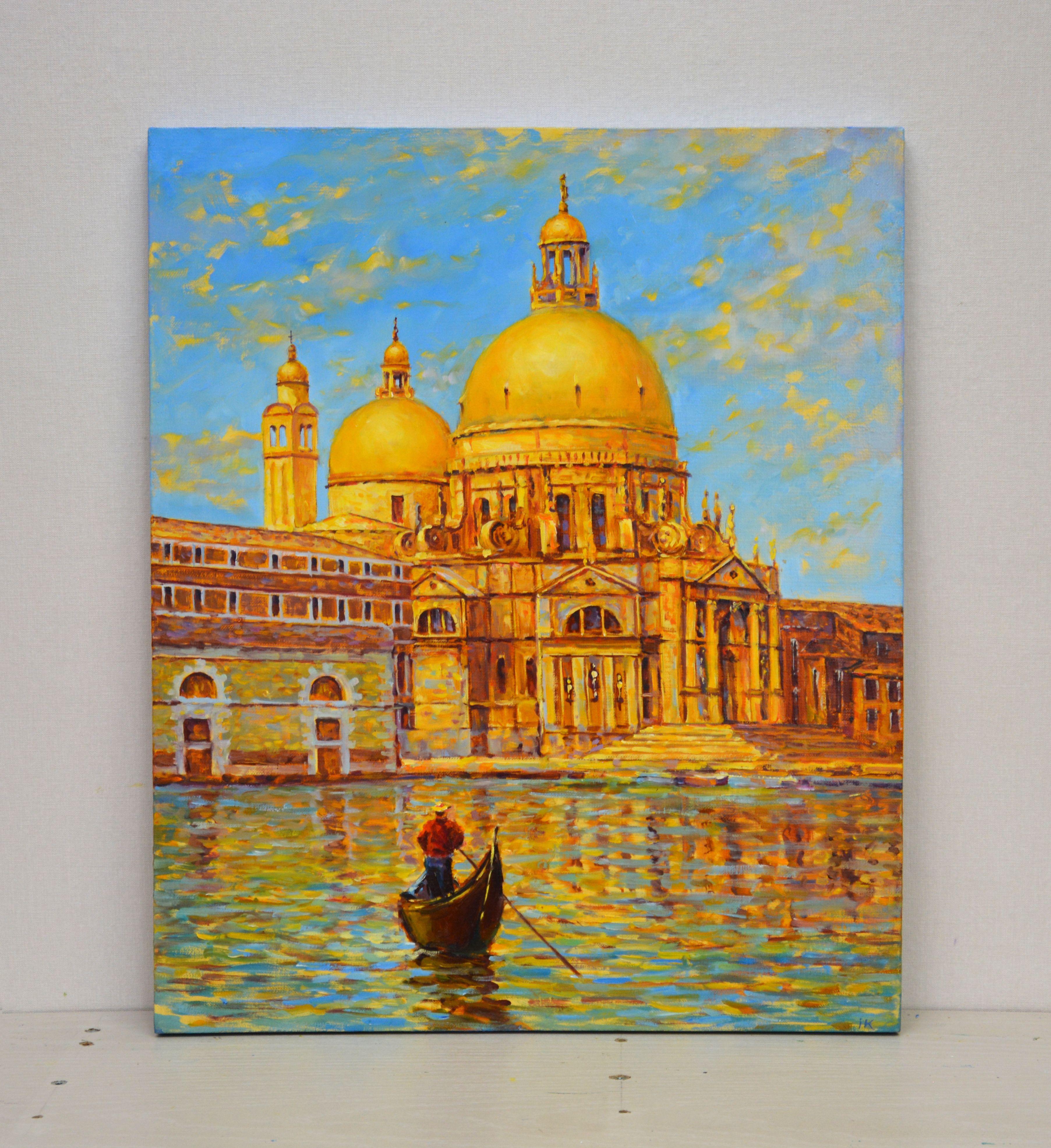 Cathedral of Santa Maria Della Salute, Painting, Oil on Canvas 1