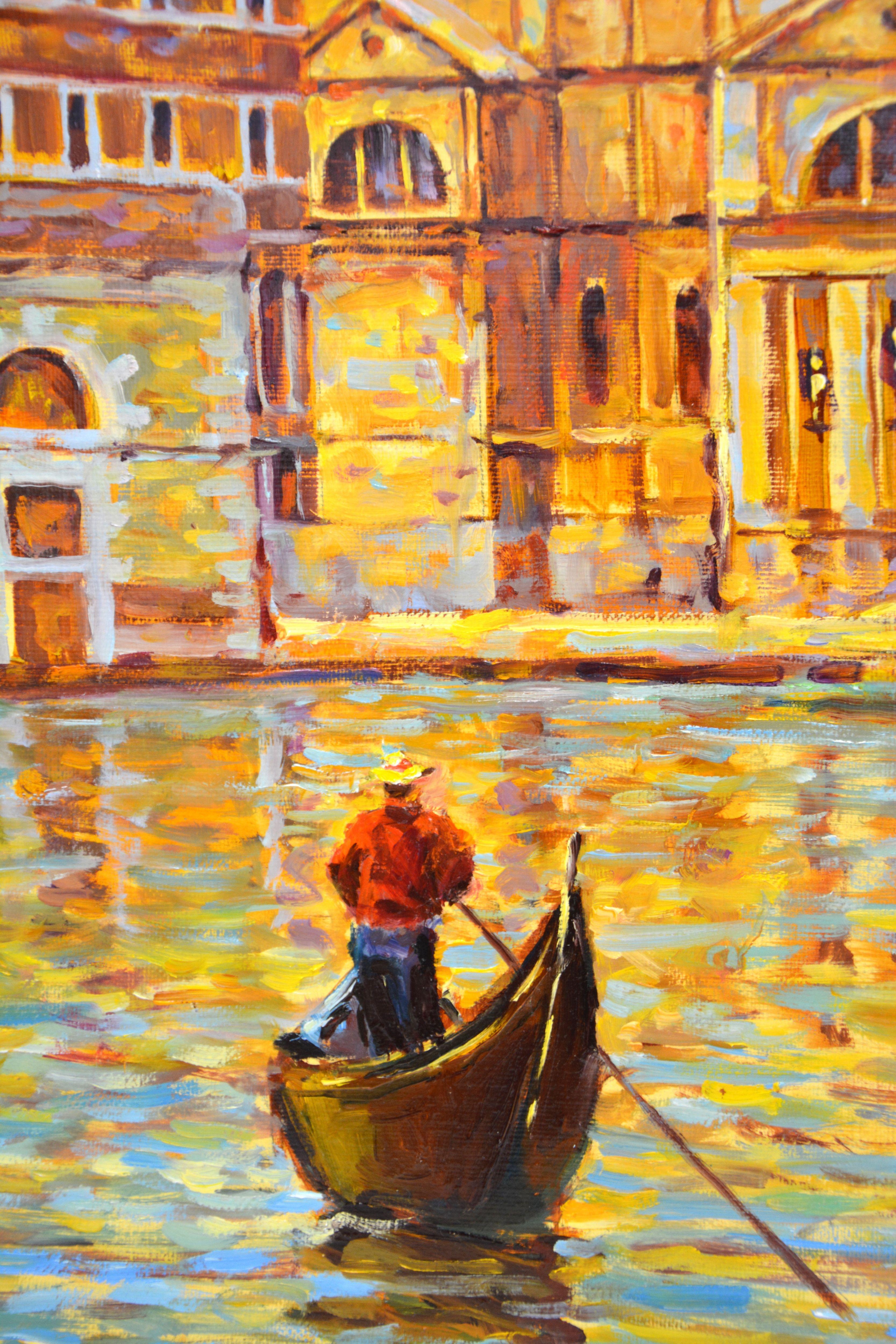 Cathédrale de Santa Maria Della Salute, peinture, huile sur toile 1