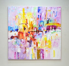 Città della gioia, Pittura, Acrilico su tela