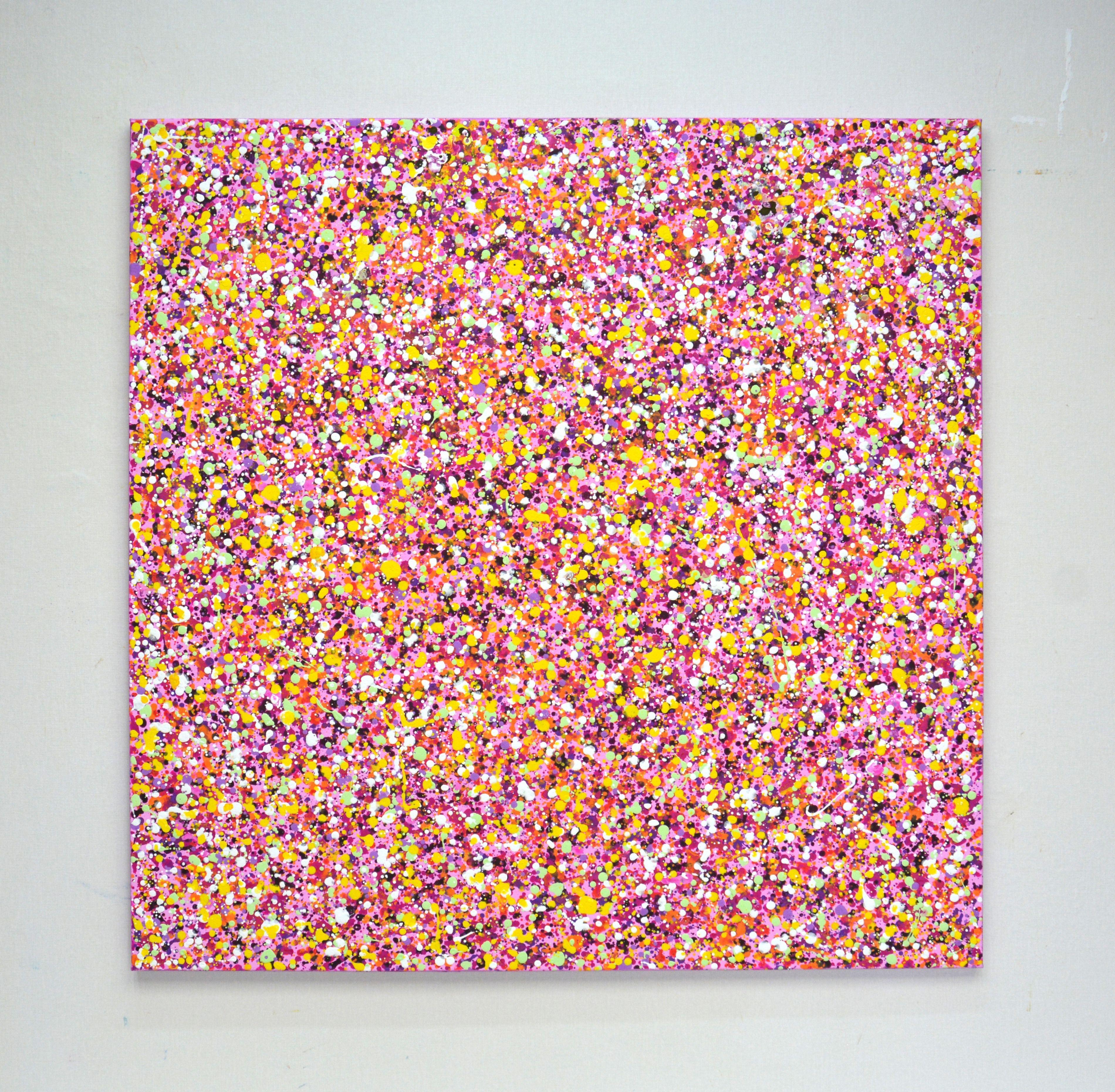 Confetti 3., Painting, Acrylic on Canvas For Sale 1