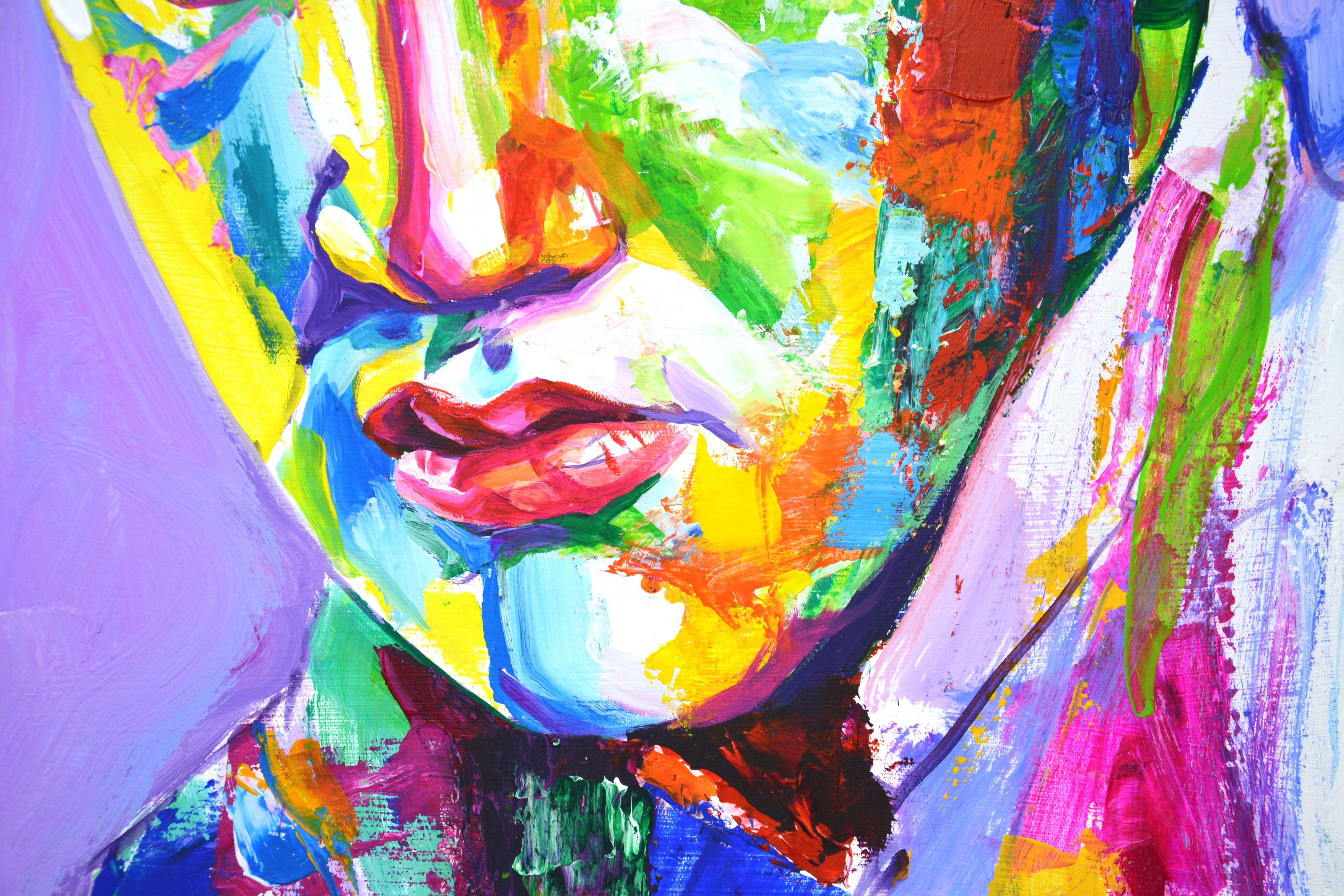 Elvis Presley, Painting, Acrylic on Canvas For Sale 4