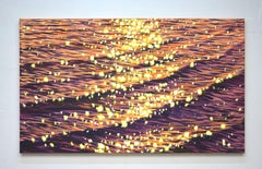 Abendglasur 3., Gemälde, Acryl auf Leinwand