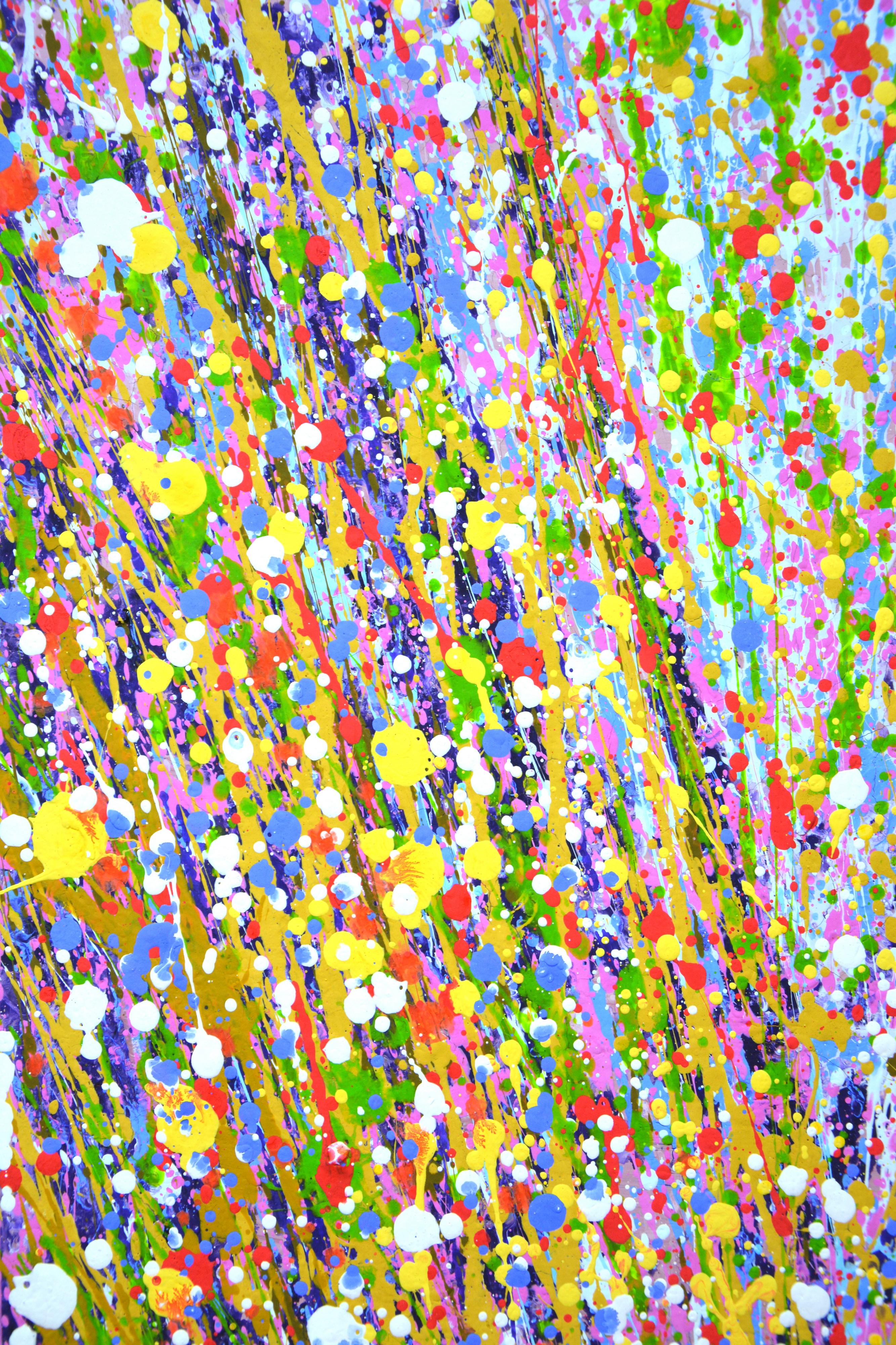 Expression 56 Colorful Abstract Interior Painting by Iryna Kastsova For Sale 3