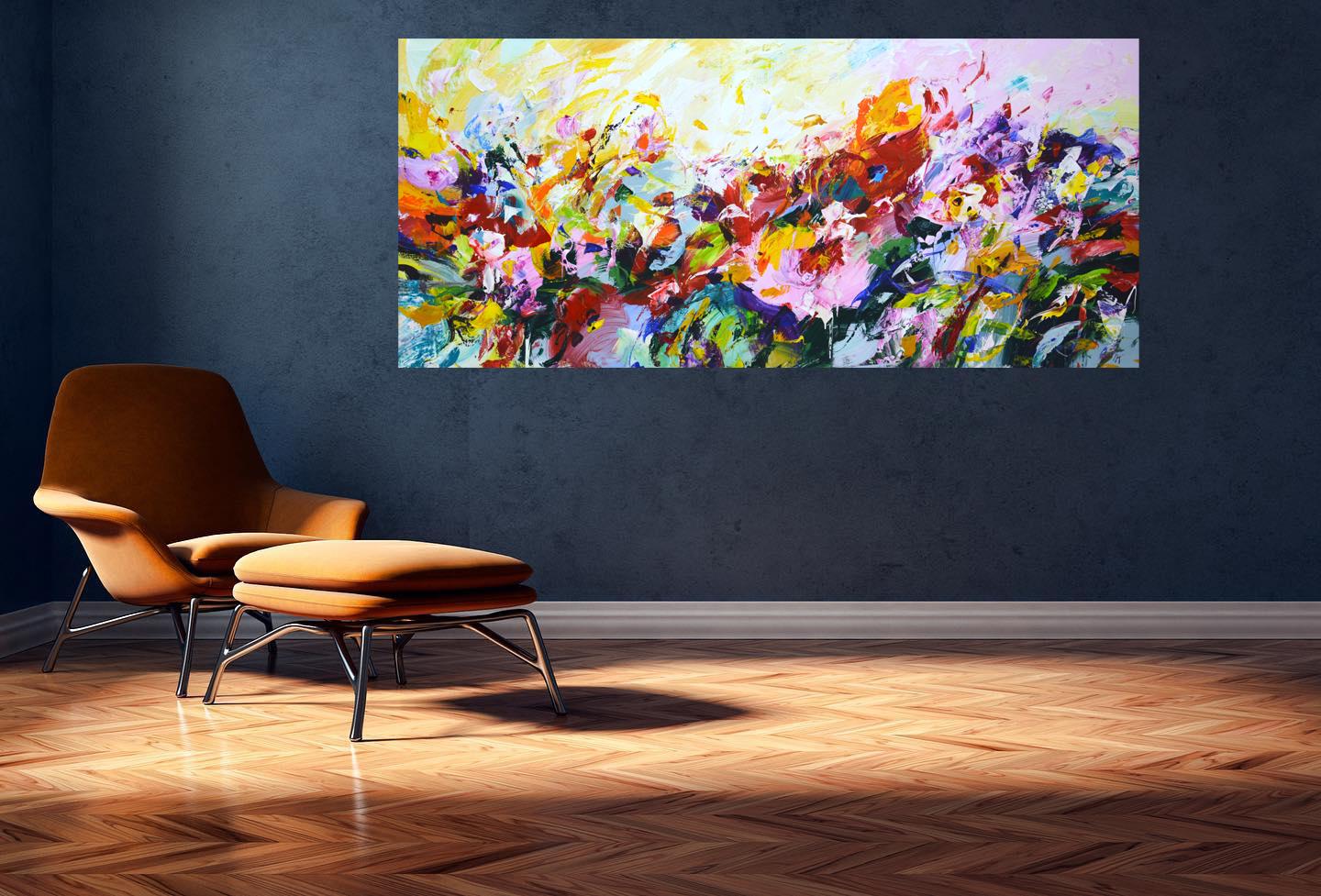 Ausdruck. Blumenfeld. im Angebot 4