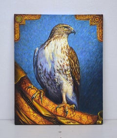 Falcon., Pittura, Olio su tela