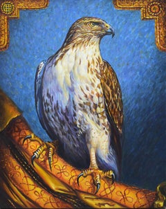 Falcon, peinture à l'huile sur toile